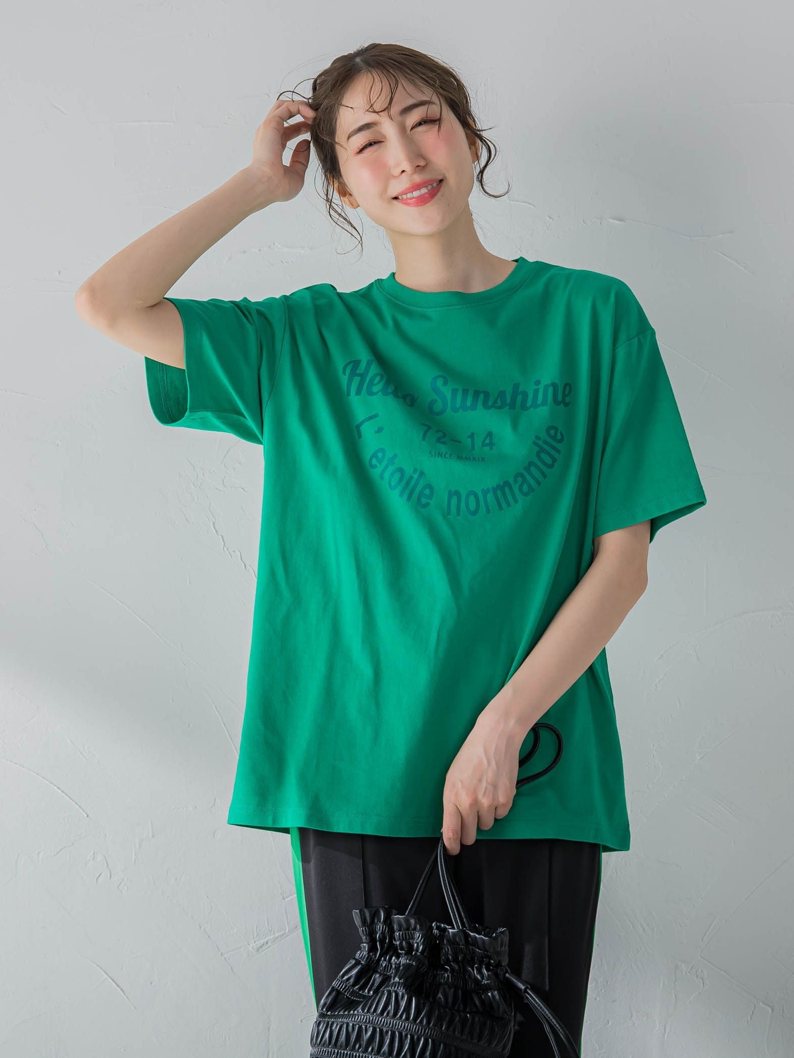 【カフェ風のロゴが可愛い】カフェロゴTシャツ《洗濯機で洗える》