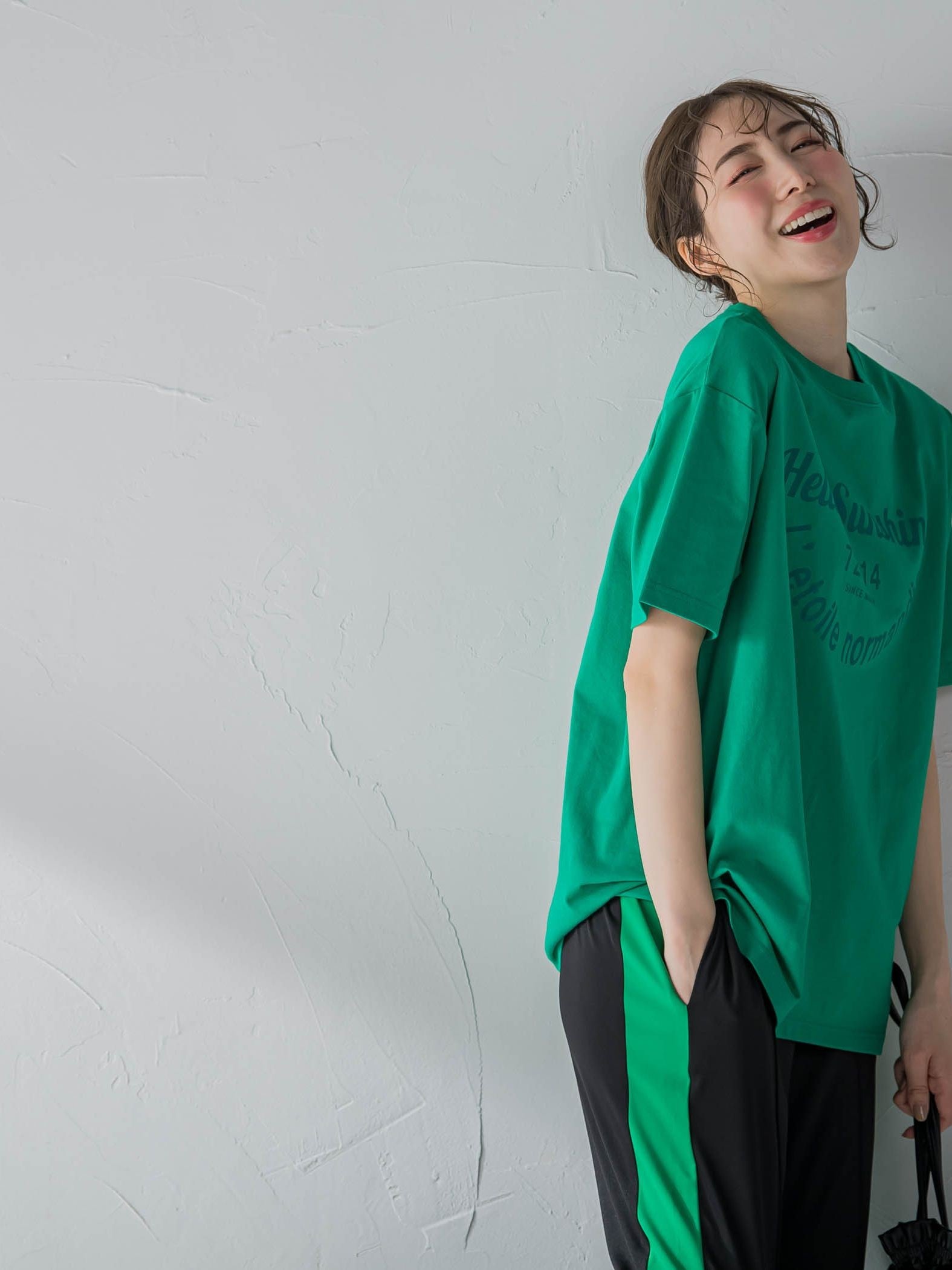 【カフェ風のロゴが可愛い】カフェロゴTシャツ《洗濯機で洗える》