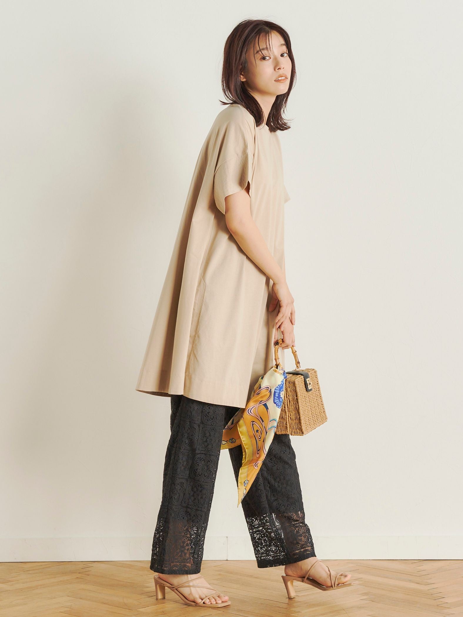 チュニックTシャツ≪洗濯機で洗える≫