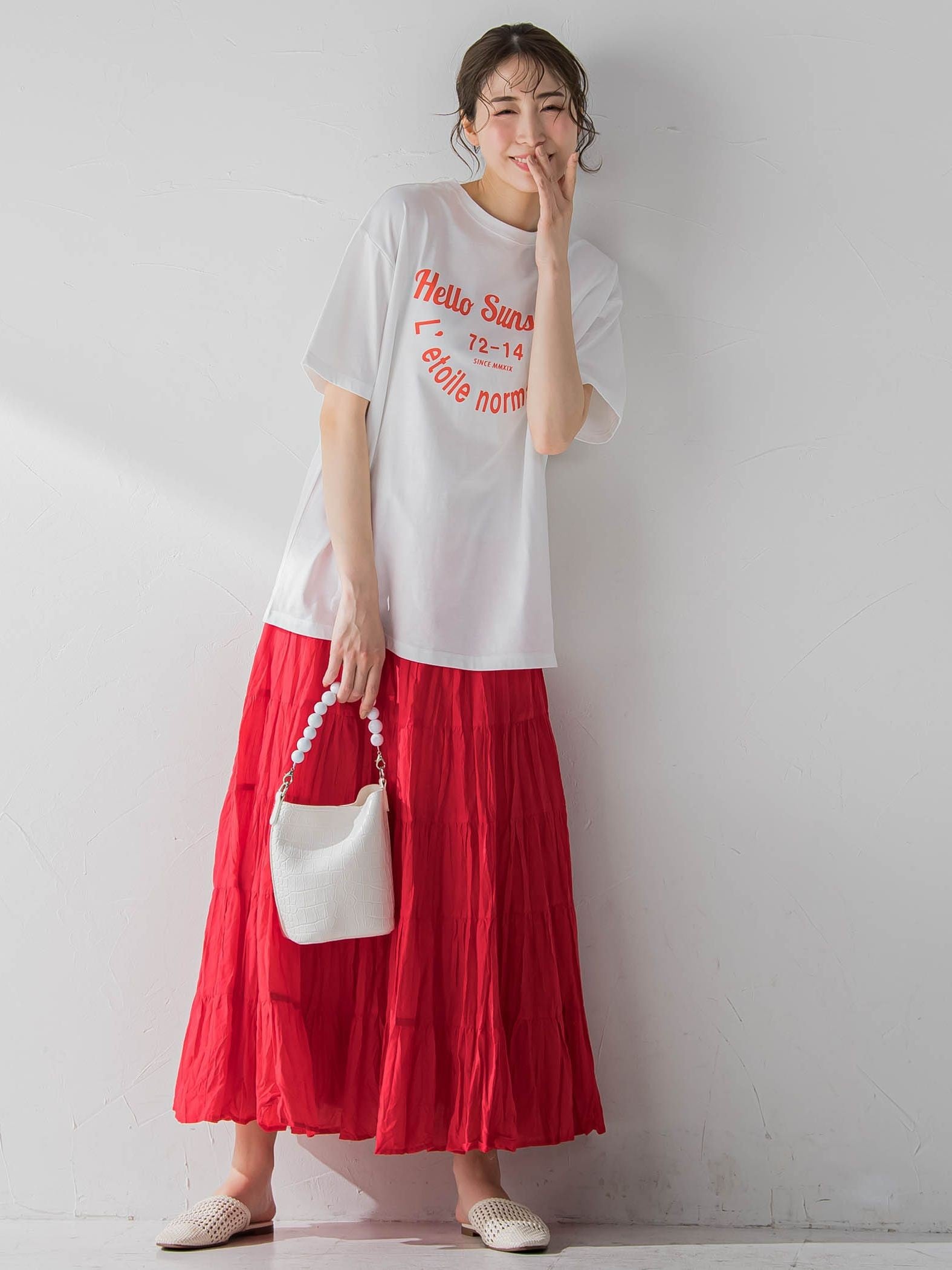【カフェ風のロゴが可愛い】カフェロゴTシャツ《洗濯機で洗える》