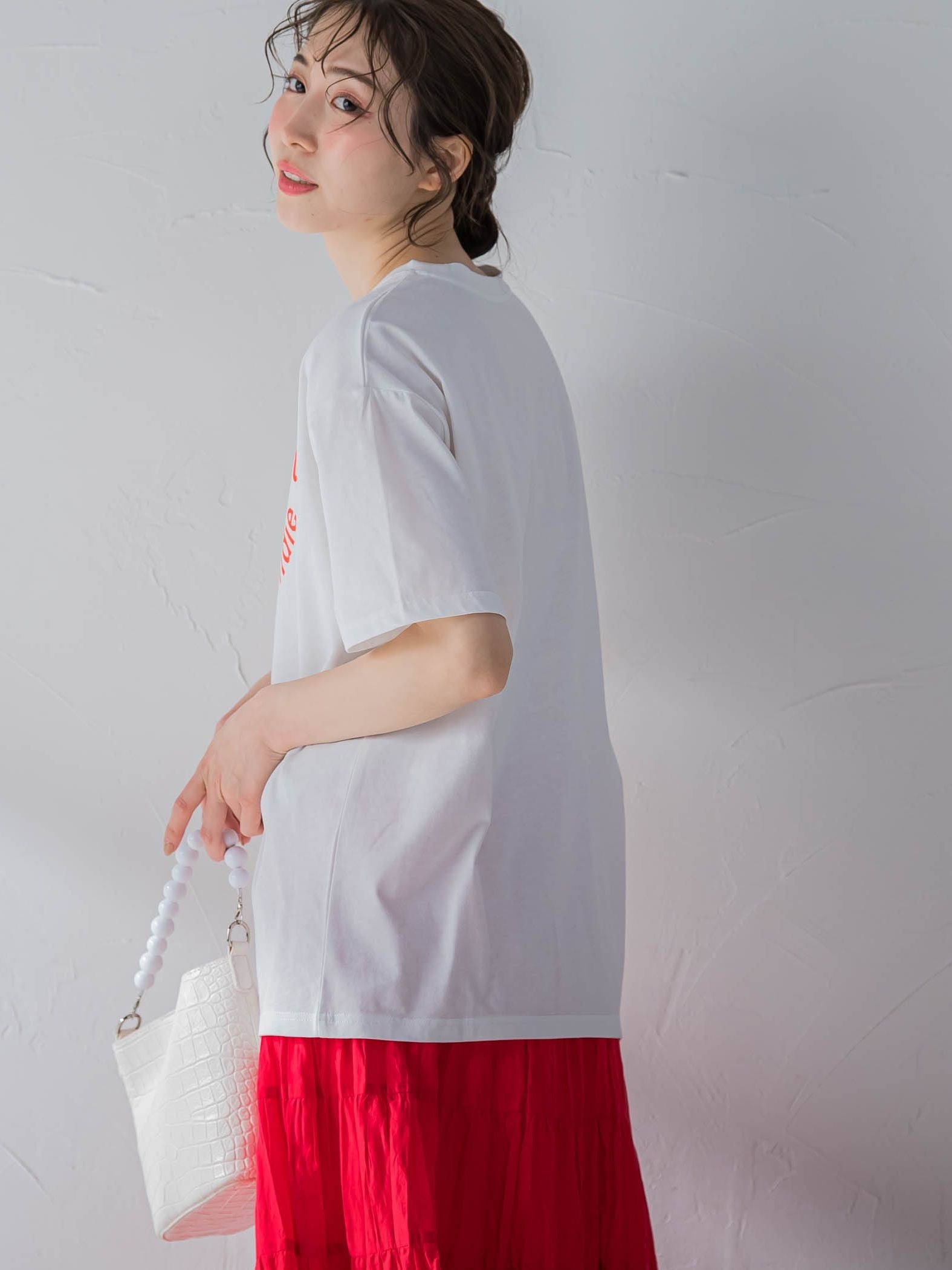 【カフェ風のロゴが可愛い】カフェロゴTシャツ《洗濯機で洗える》