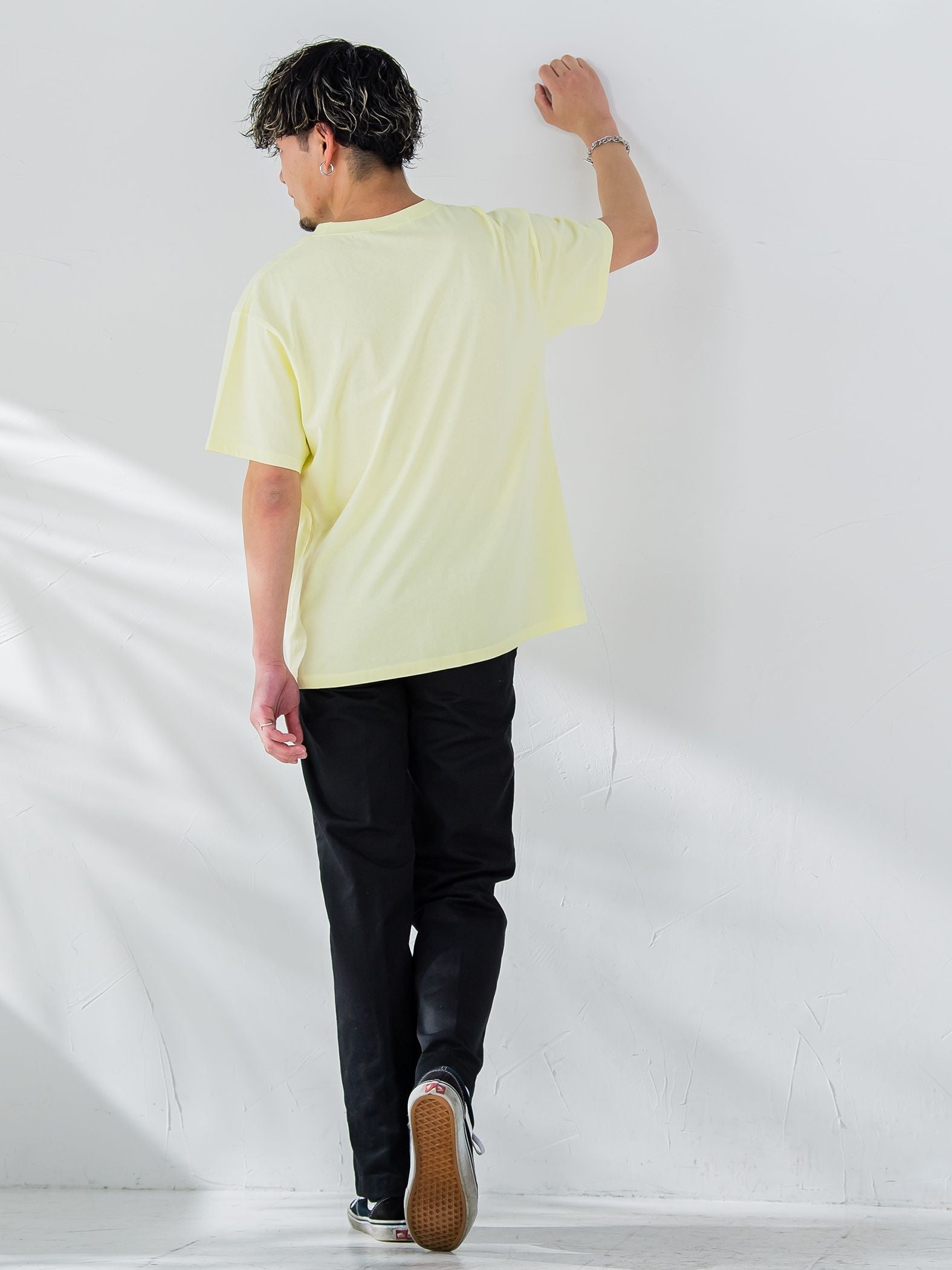 【畔勝遥さんコラボ商品】《unisex》Palm treeフォトプリントTシャツ《洗濯機で洗える》
