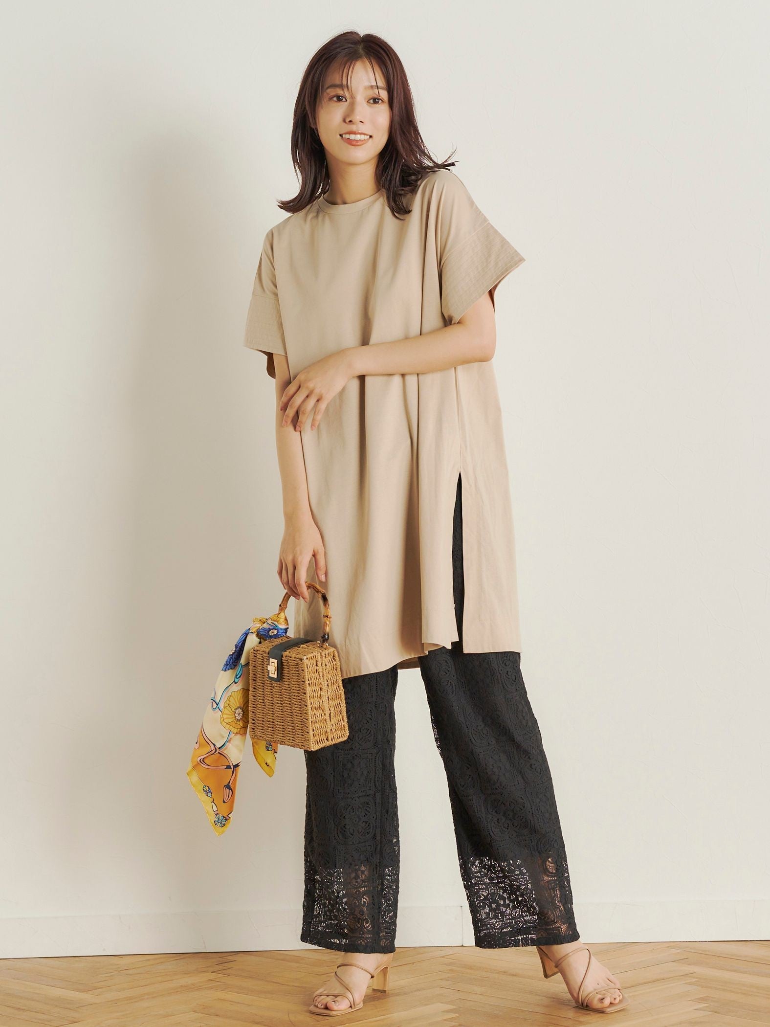 チュニックTシャツ≪洗濯機で洗える≫