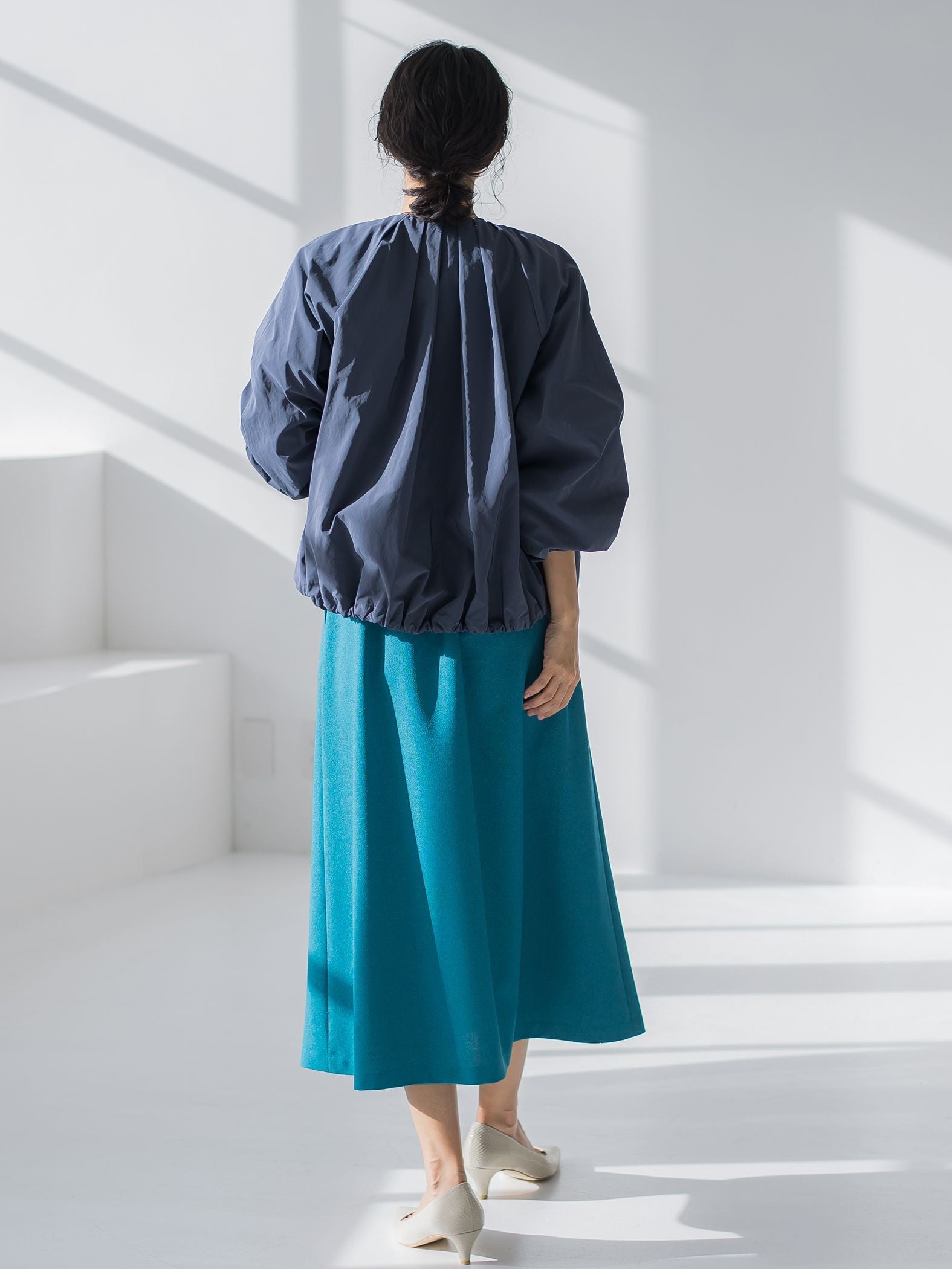 【洗える】タフタライトブルゾン