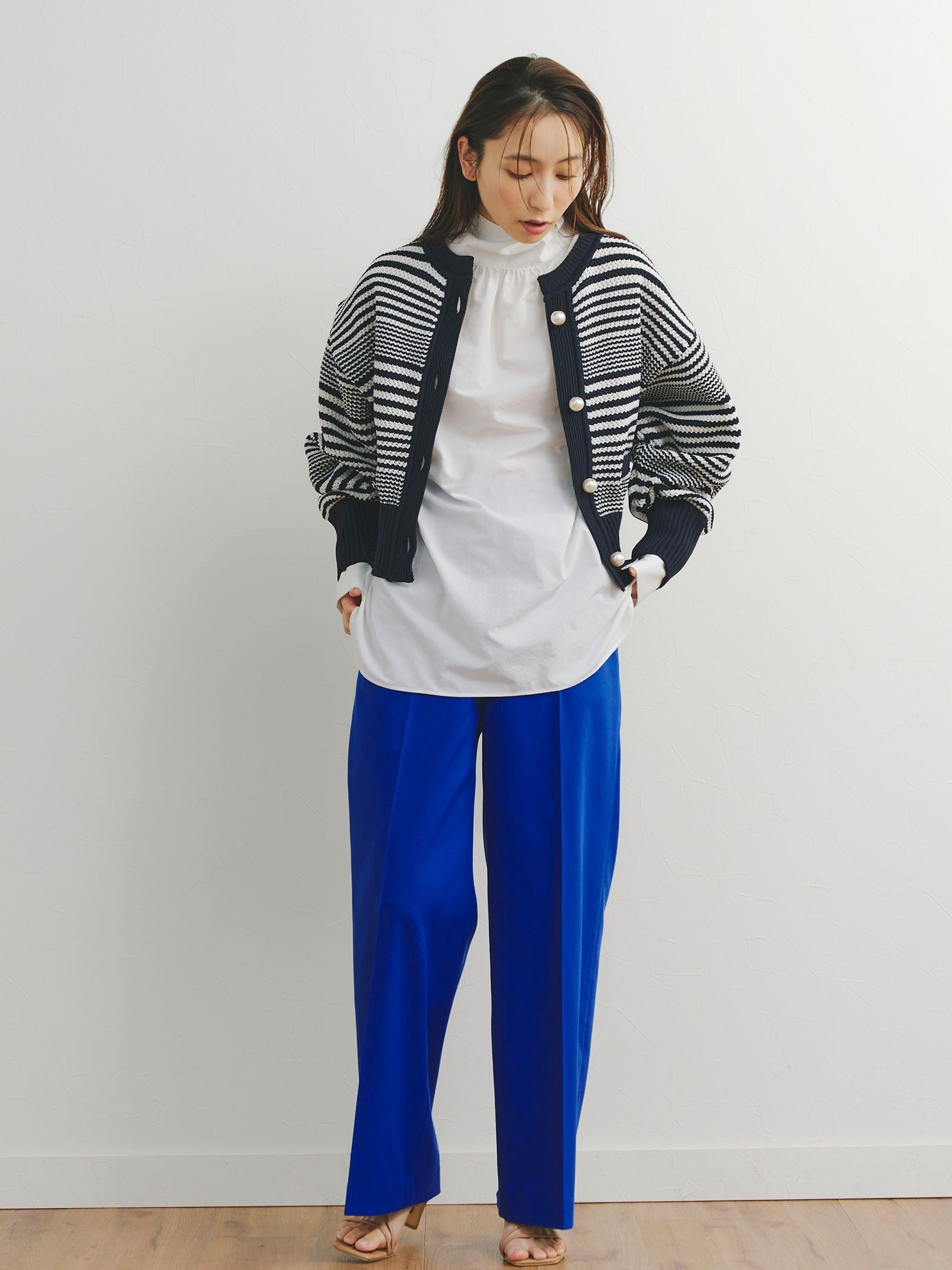 【ECOBLUE】ストレッチマリンパンツ
