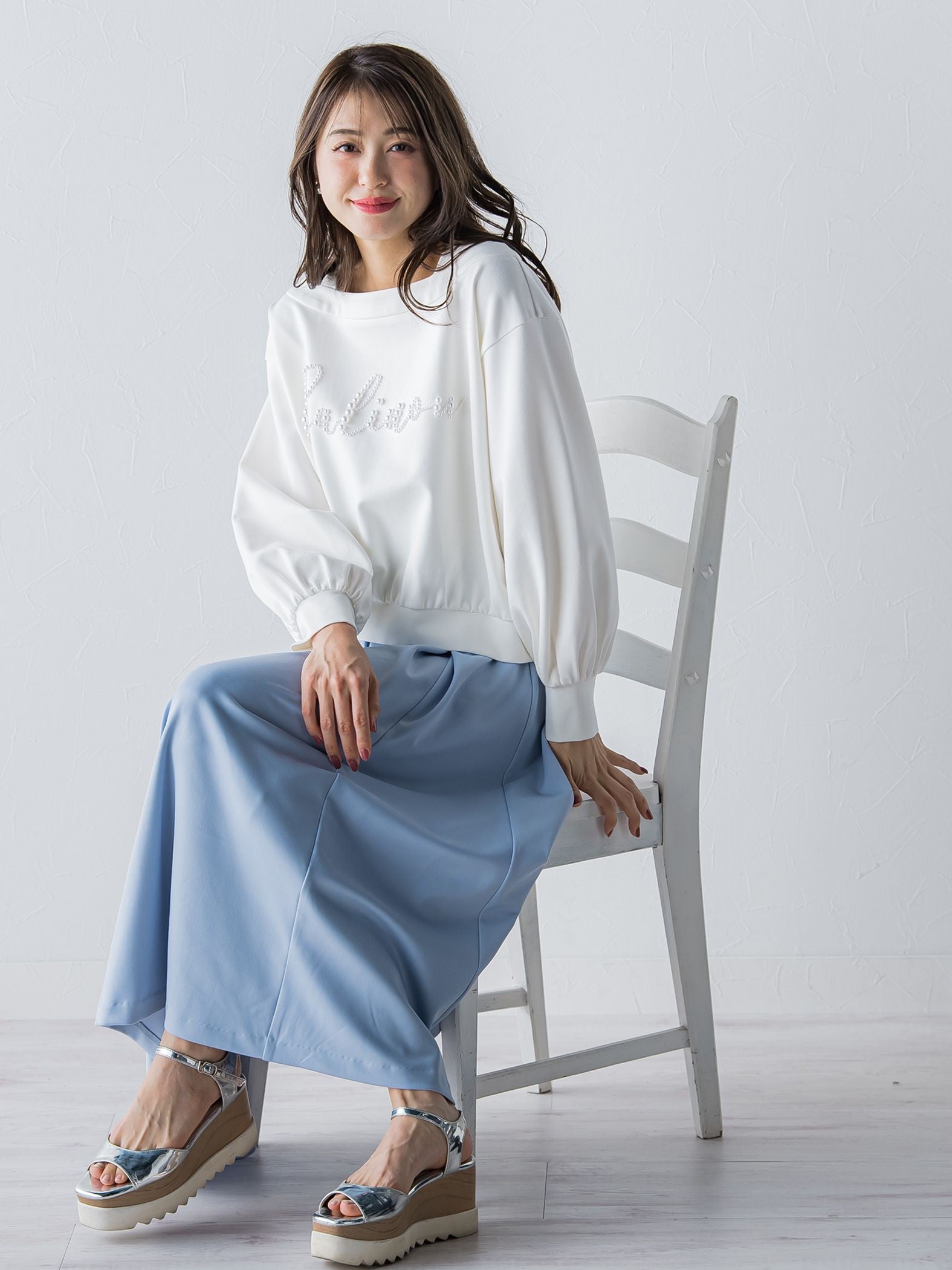 パールロゴプルオーバー≪洗濯機で洗える≫