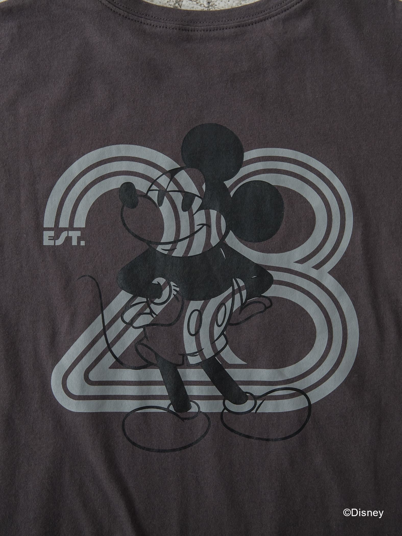 【DISNEY/ディズニー ミッキーマウス】MICKEYオーバーサイズバックプリントTシャツ《洗濯機で洗える》