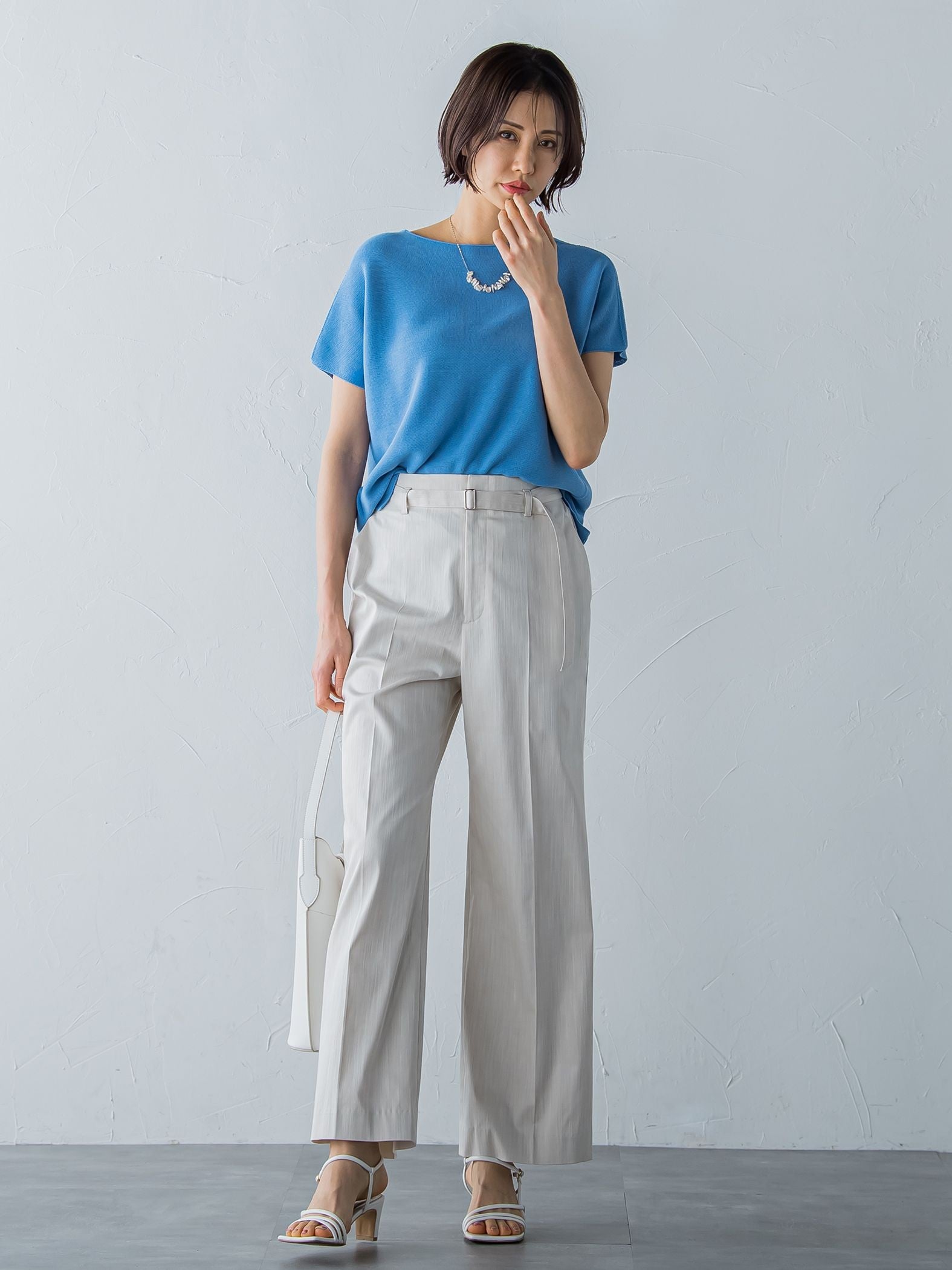 【洗えるニット】COOL MAXニット≪吸水速乾≫
