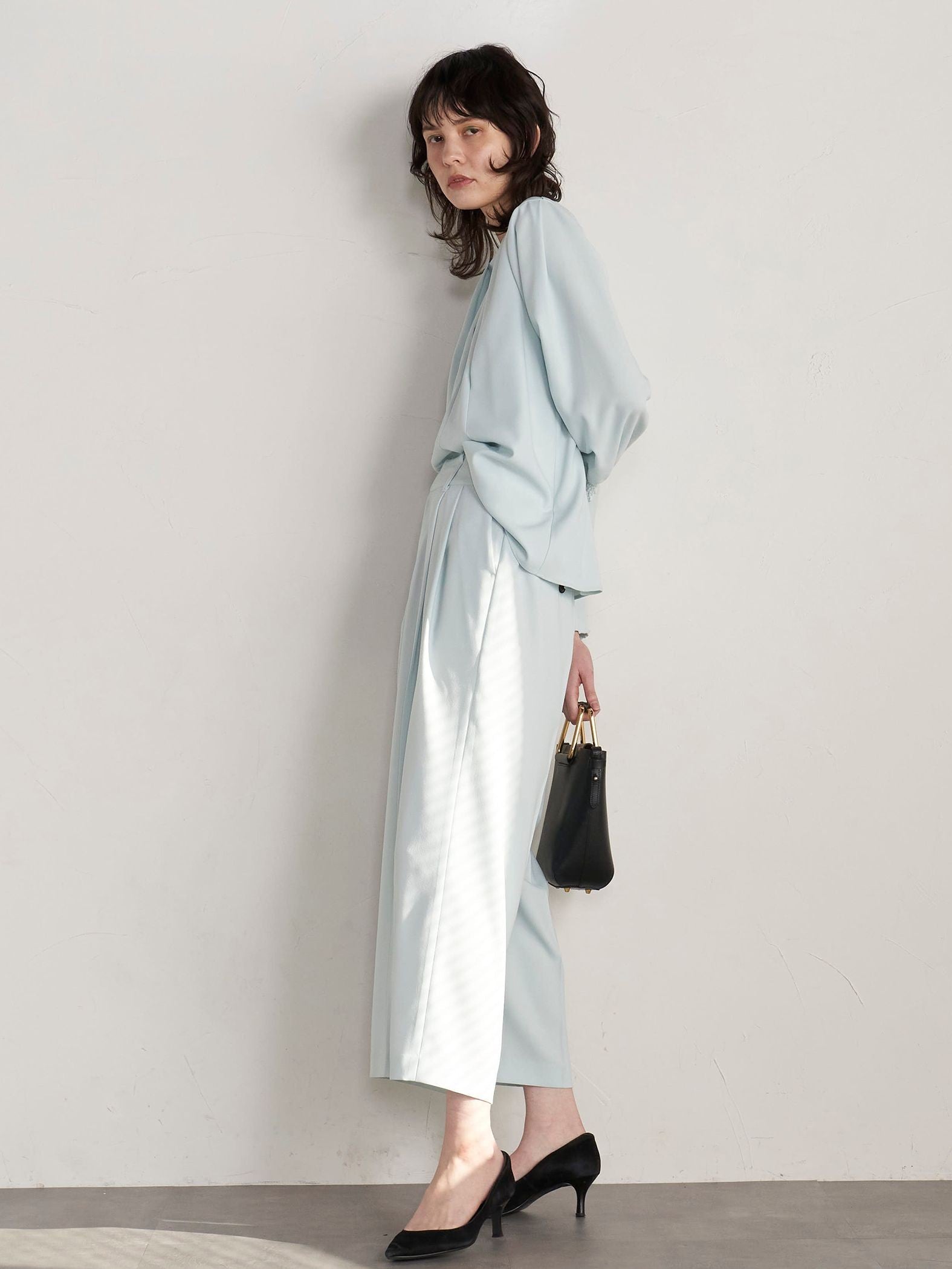 【大きいサイズ】【ECOBLUE】ストレッチパンツ≪洗濯機で洗える≫