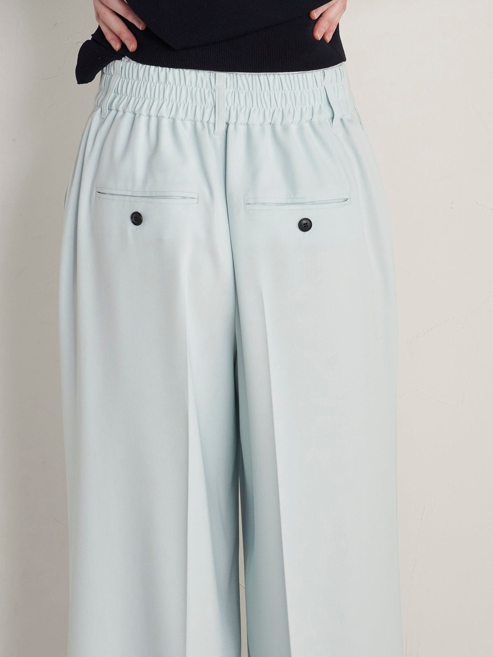 【大きいサイズ】【ECOBLUE】ストレッチパンツ≪洗濯機で洗える≫
