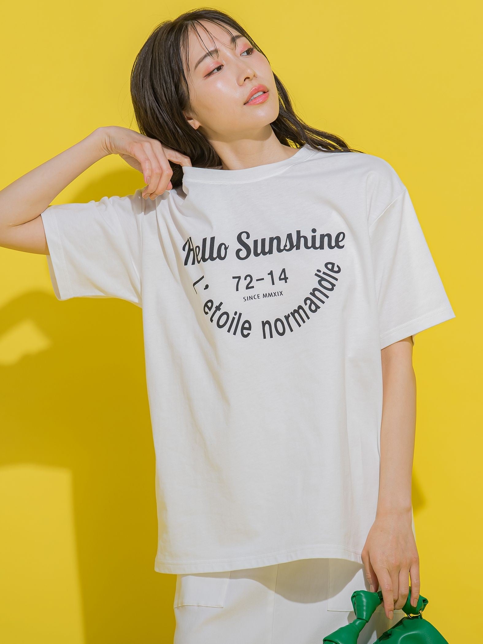 【カフェ風のロゴが可愛い】カフェロゴTシャツ《洗濯機で洗える》