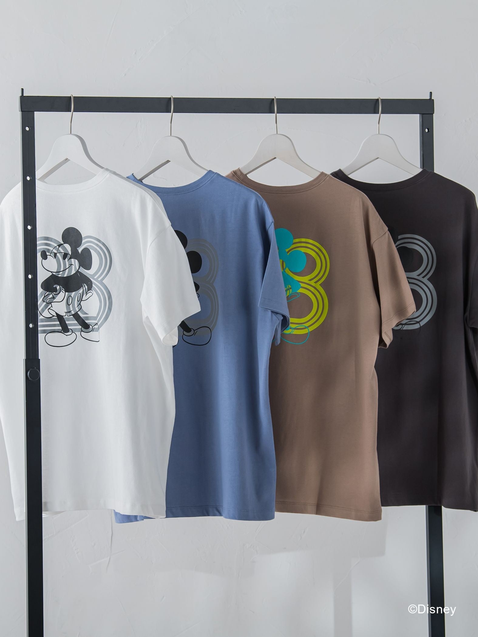【DISNEY/ディズニー ミッキーマウス】MICKEYオーバーサイズバックプリントTシャツ《洗濯機で洗える》