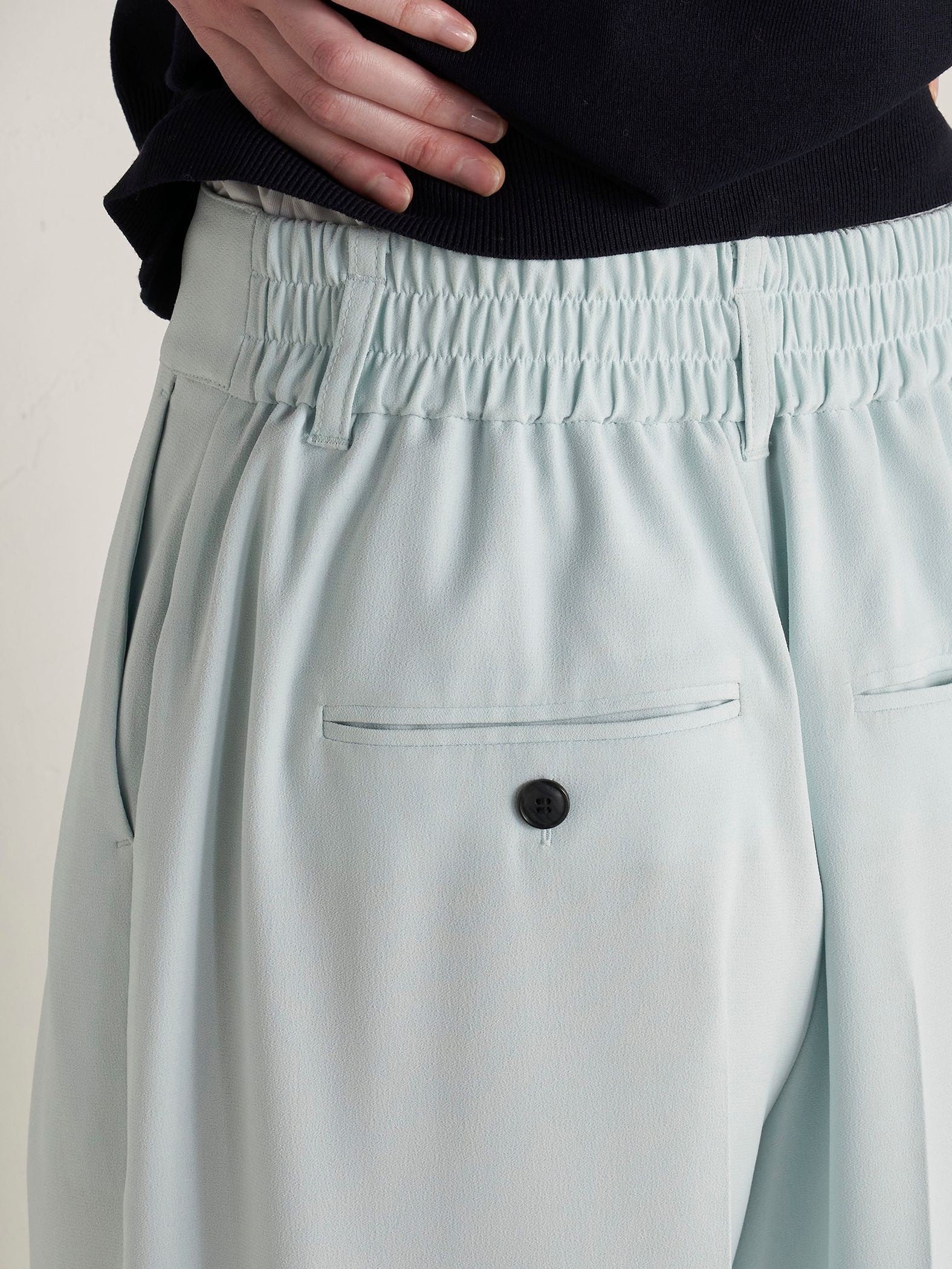 【大きいサイズ】【ECOBLUE】ストレッチパンツ≪洗濯機で洗える≫