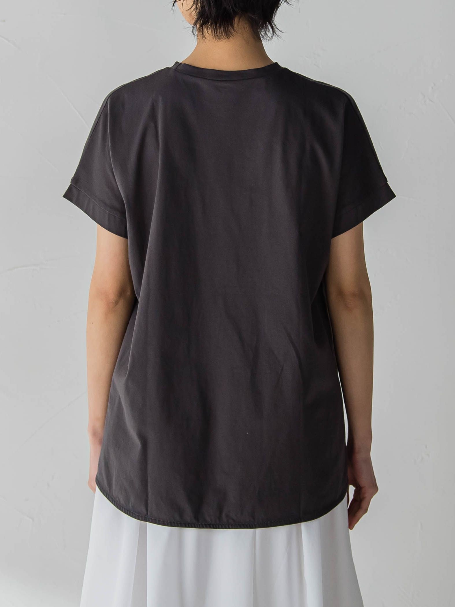 フリンジロゴTシャツ≪洗濯機で洗える≫