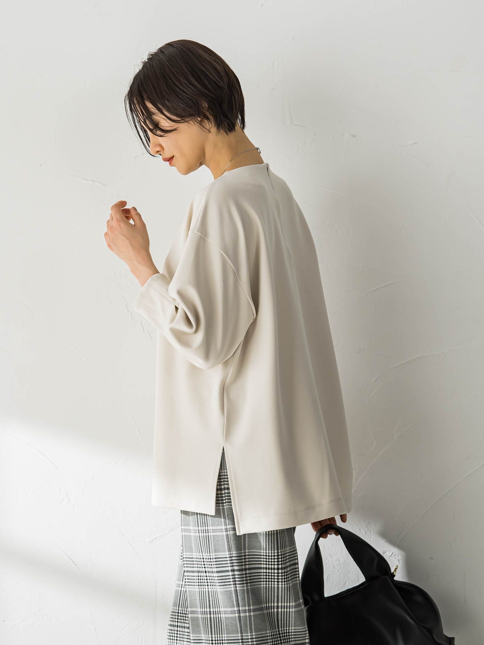 防シワパーフェクトジャージカットソー≪接触冷感/UV/ストレッチ≫