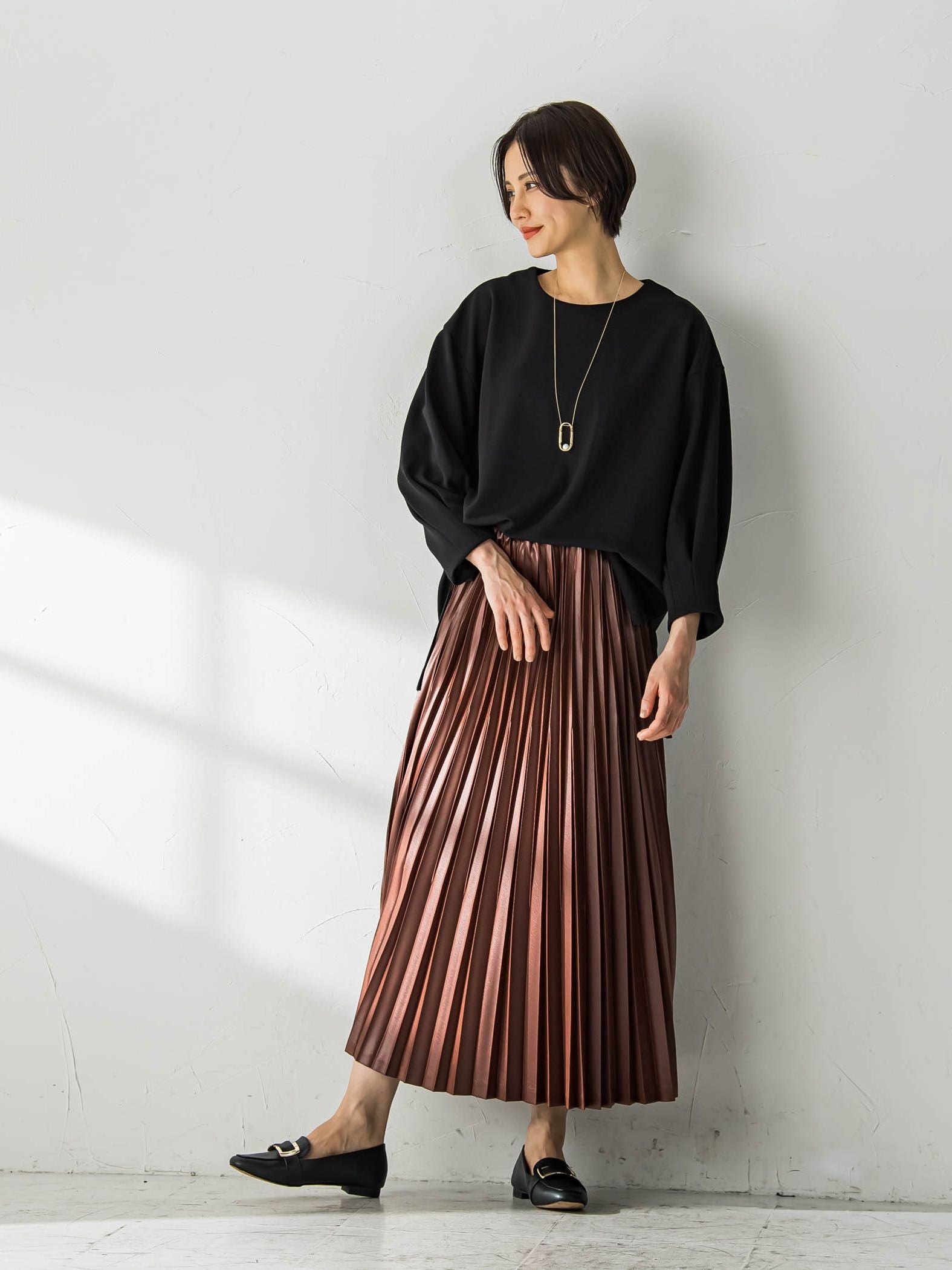 防シワパーフェクトジャージカットソー≪接触冷感/UV/ストレッチ≫