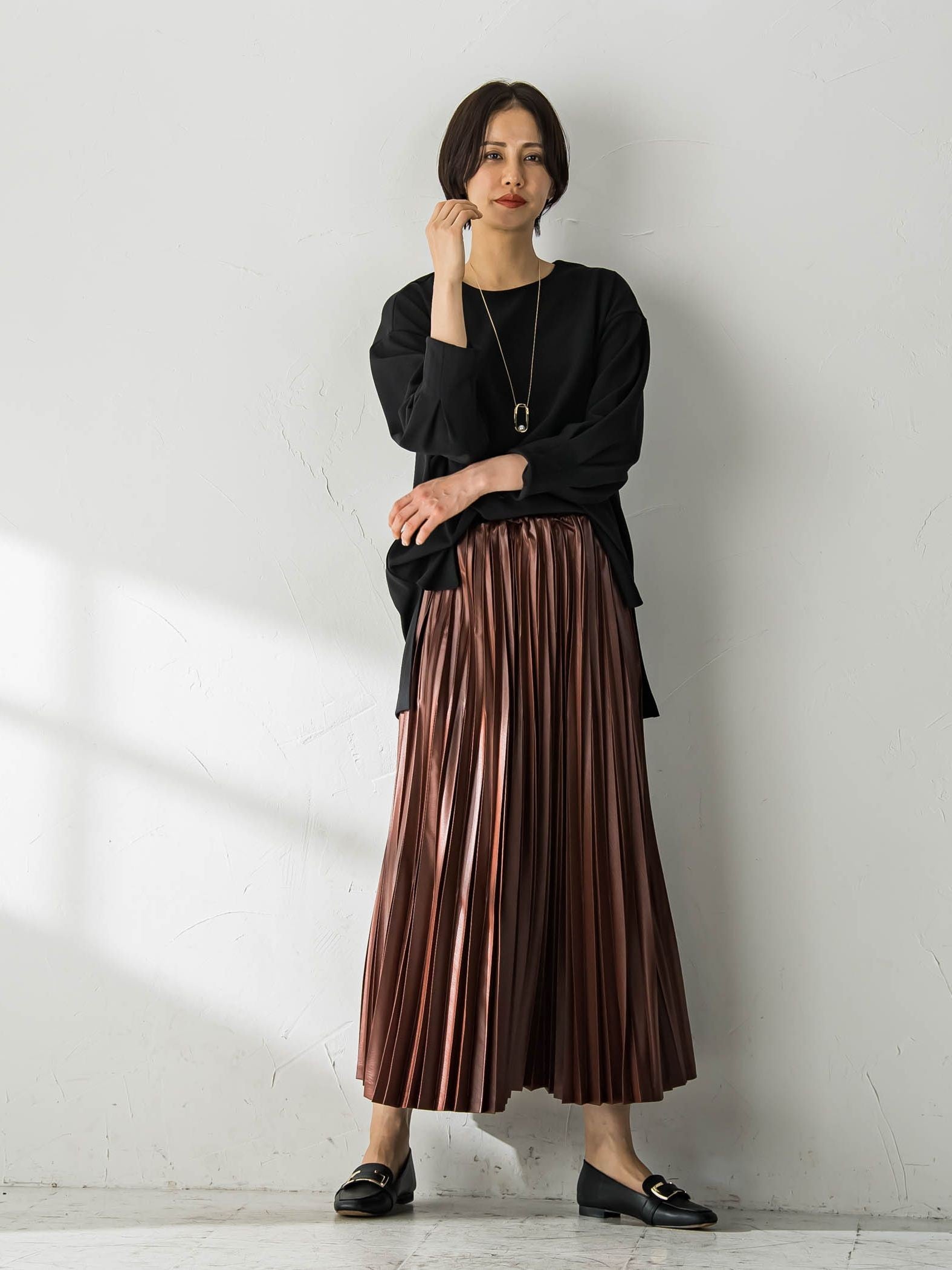 防シワパーフェクトジャージカットソー≪接触冷感/UV/ストレッチ≫