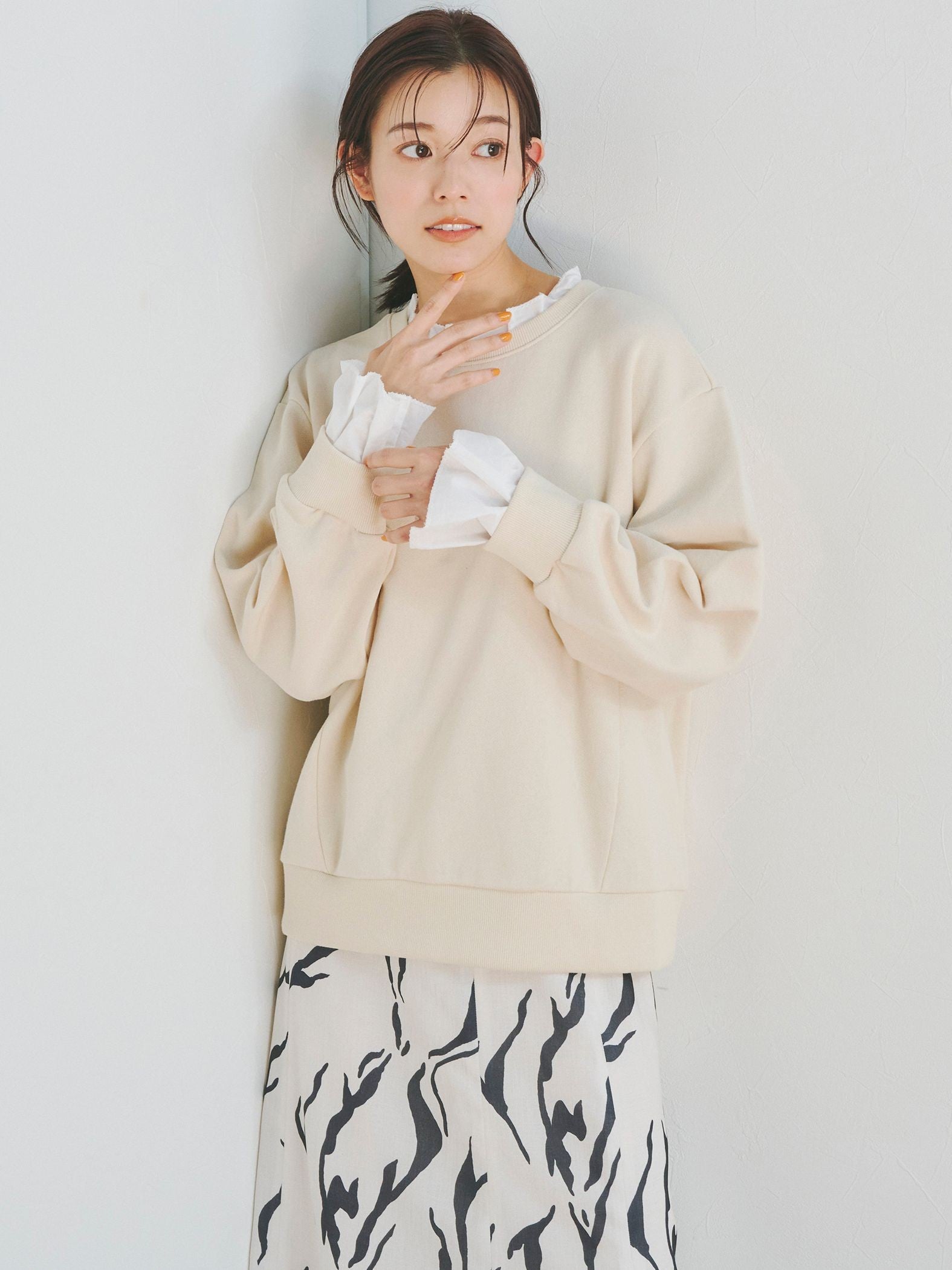 布帛ドッキングトップス《手洗い可能》