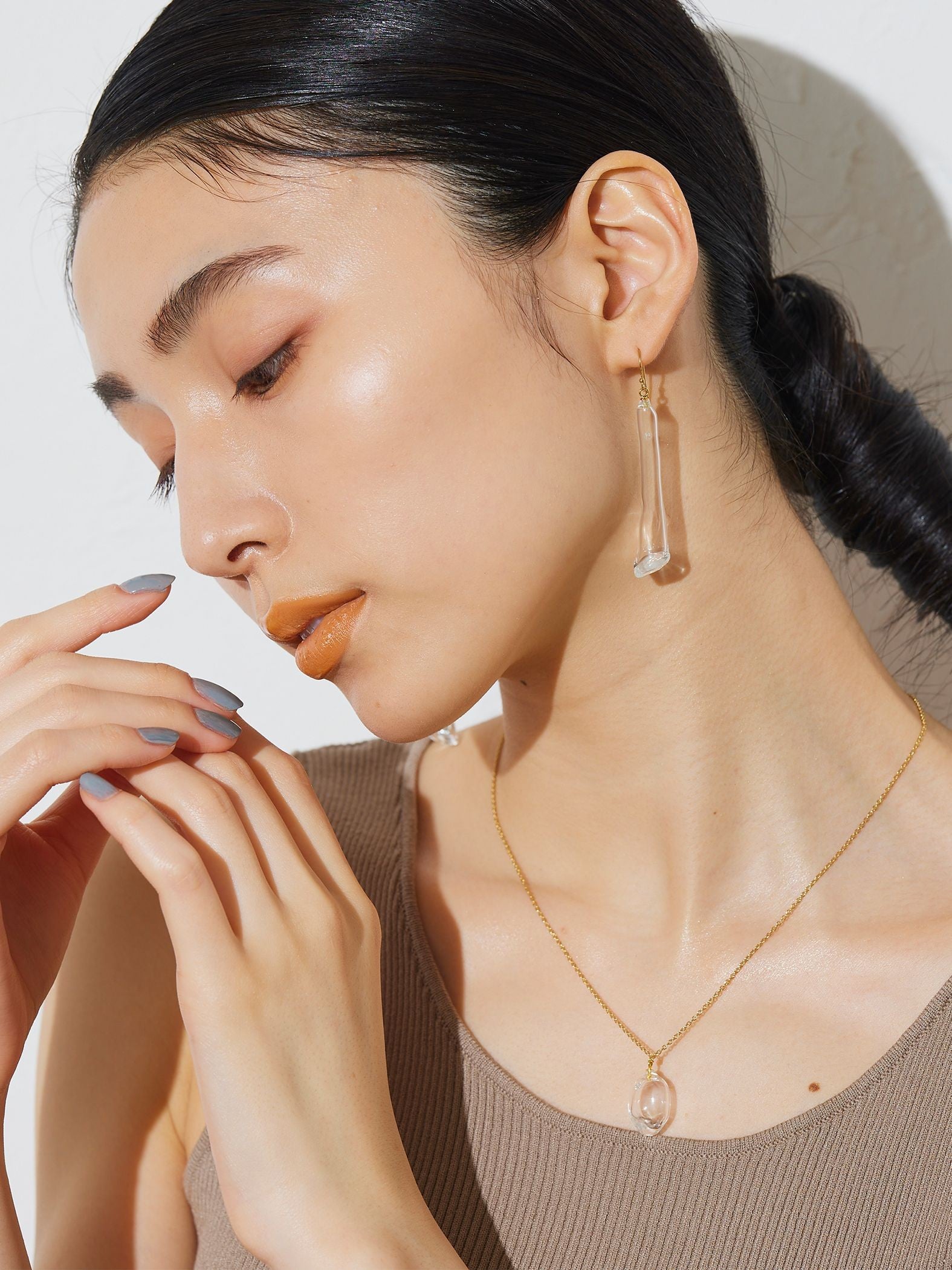 【雑誌掲載 / JLounge限定】《 Juno pierce 》 パフュームガラスピアス