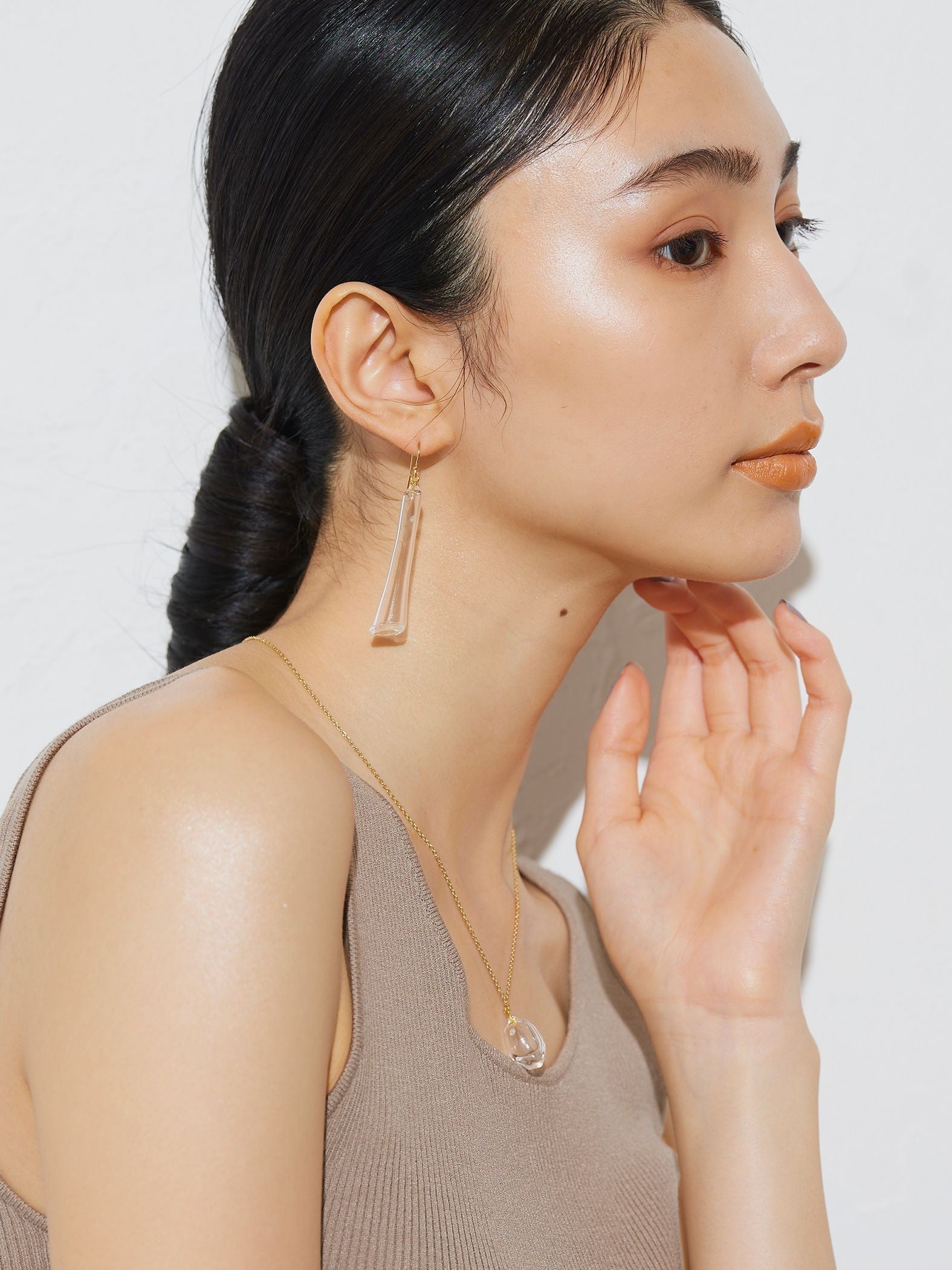 【雑誌掲載 / JLounge限定】《 Juno pierce 》 パフュームガラスピアス