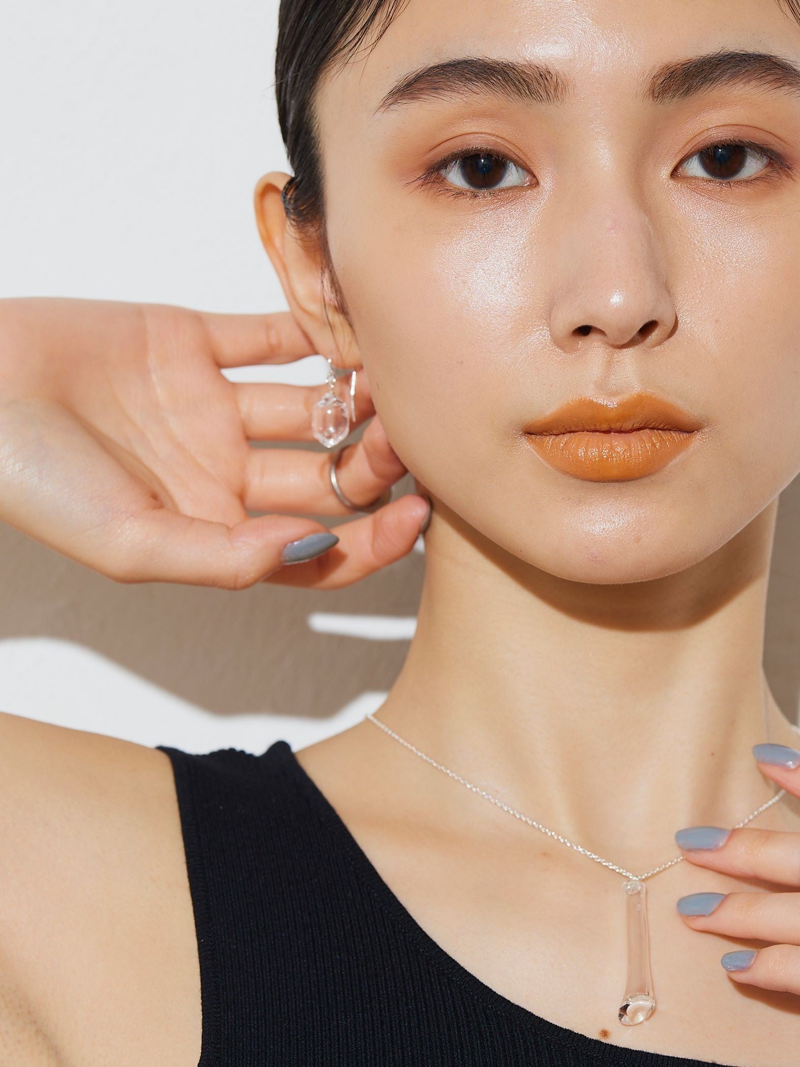 【JLounge限定】《 Sol pierce 》 パフュームガラスピアス