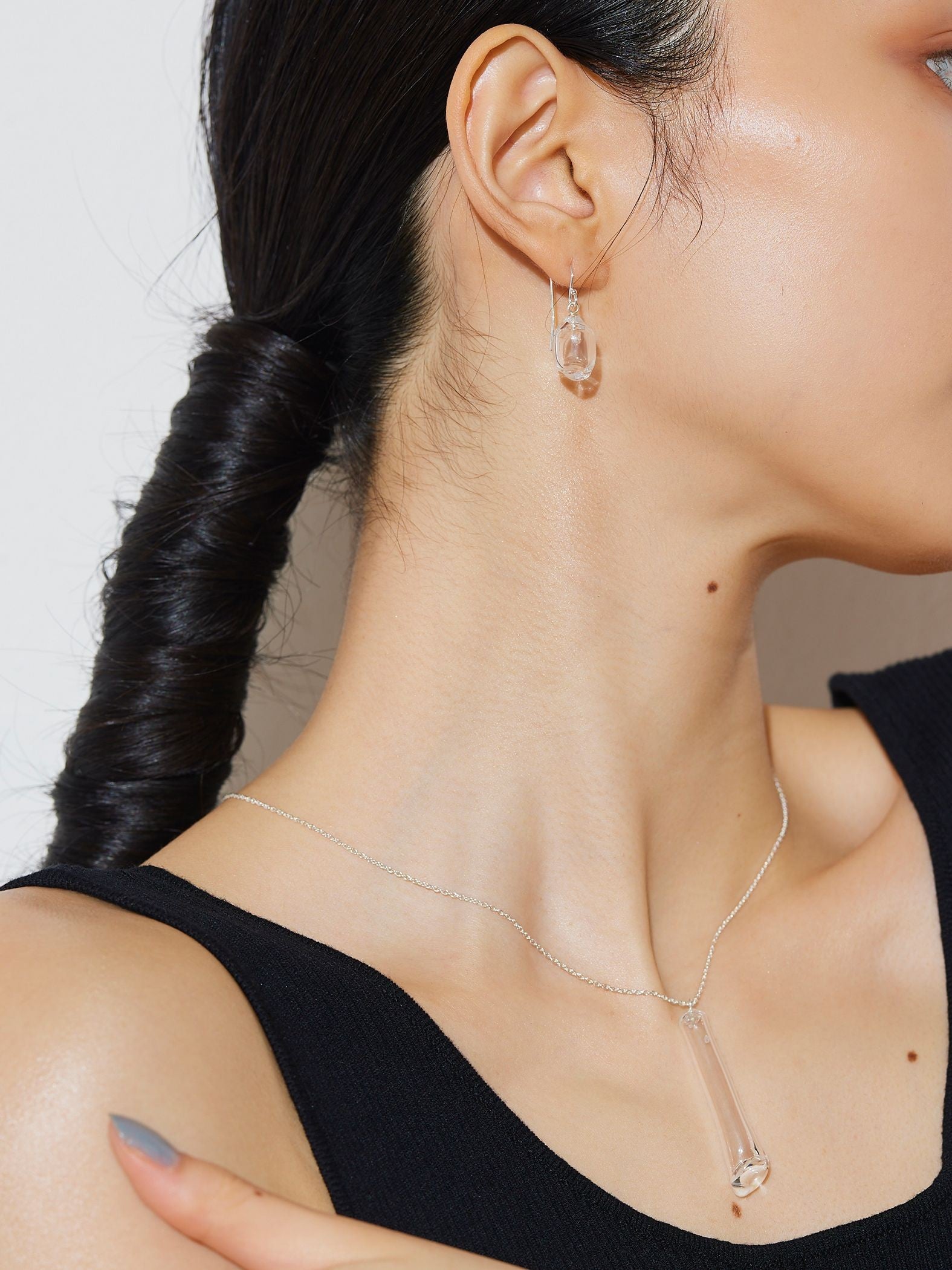 【JLounge限定】《 Sol pierce 》 パフュームガラスピアス
