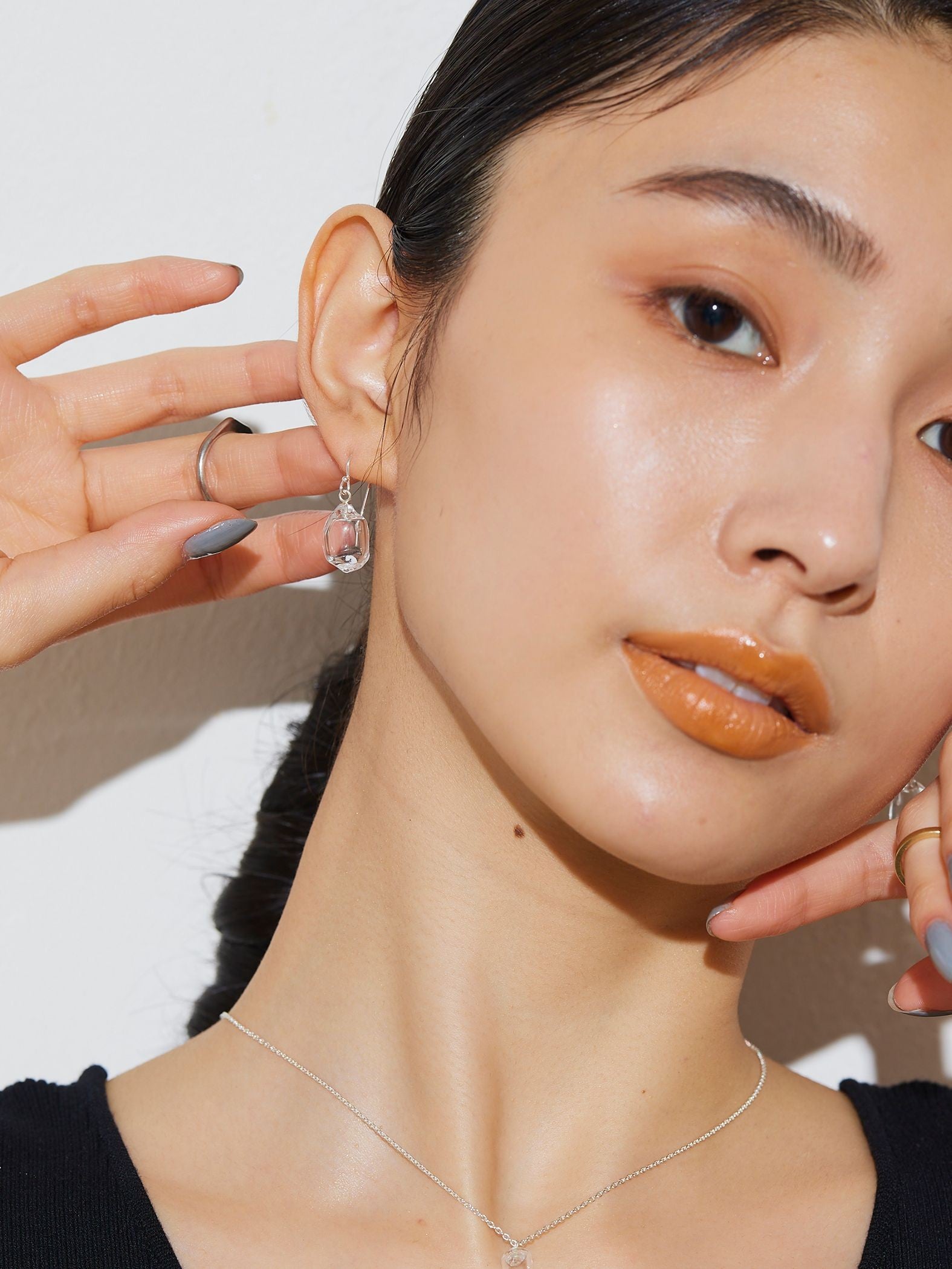 【JLounge限定】《 Sol pierce 》 パフュームガラスピアス