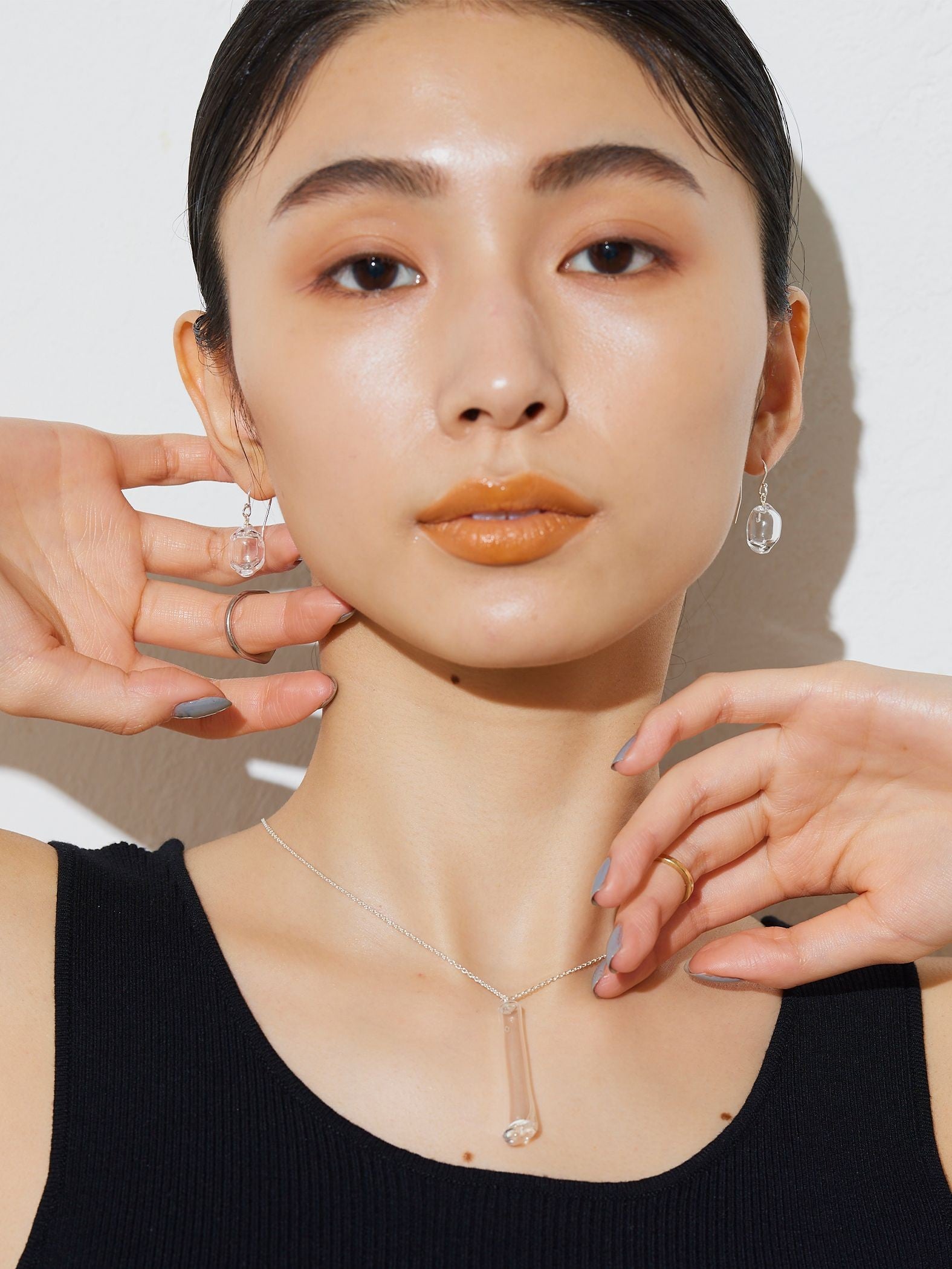 【JLounge限定】《 Sol pierce 》 パフュームガラスピアス