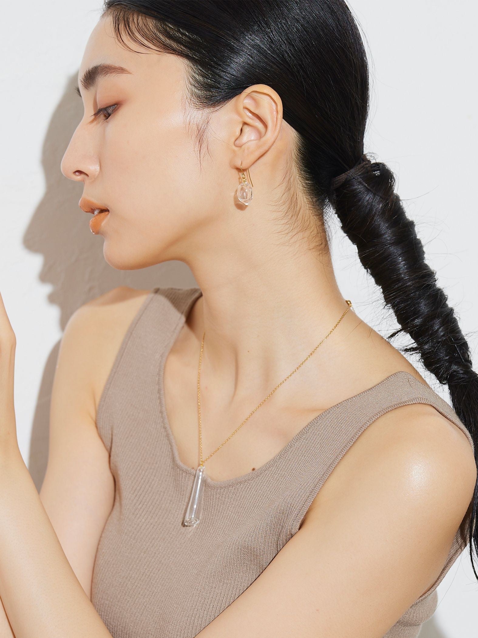 【JLounge限定】《 Sol pierce 》 パフュームガラスピアス