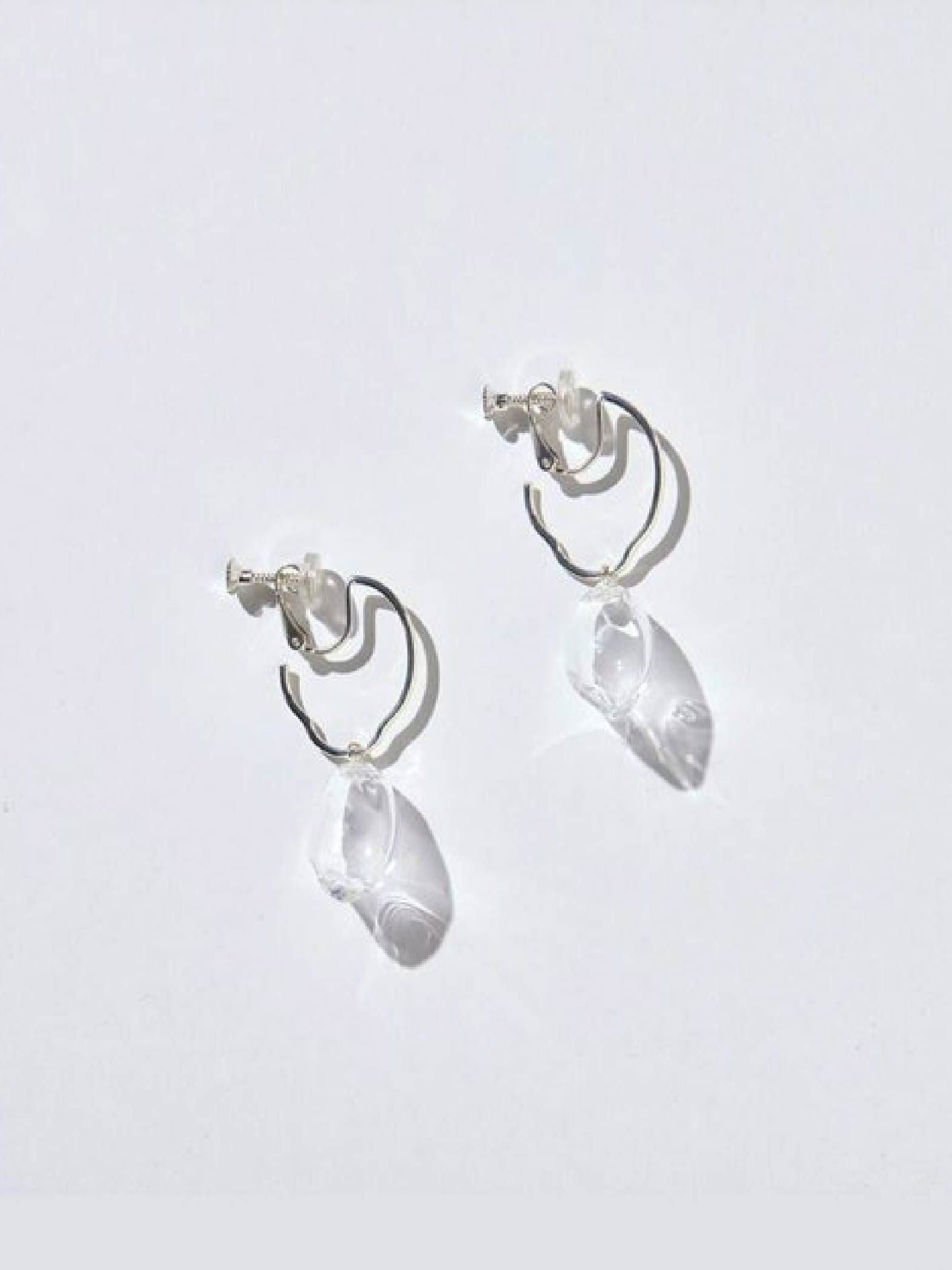 【JLounge限定】《 Venus earring 》 パフュームガラスイヤリング