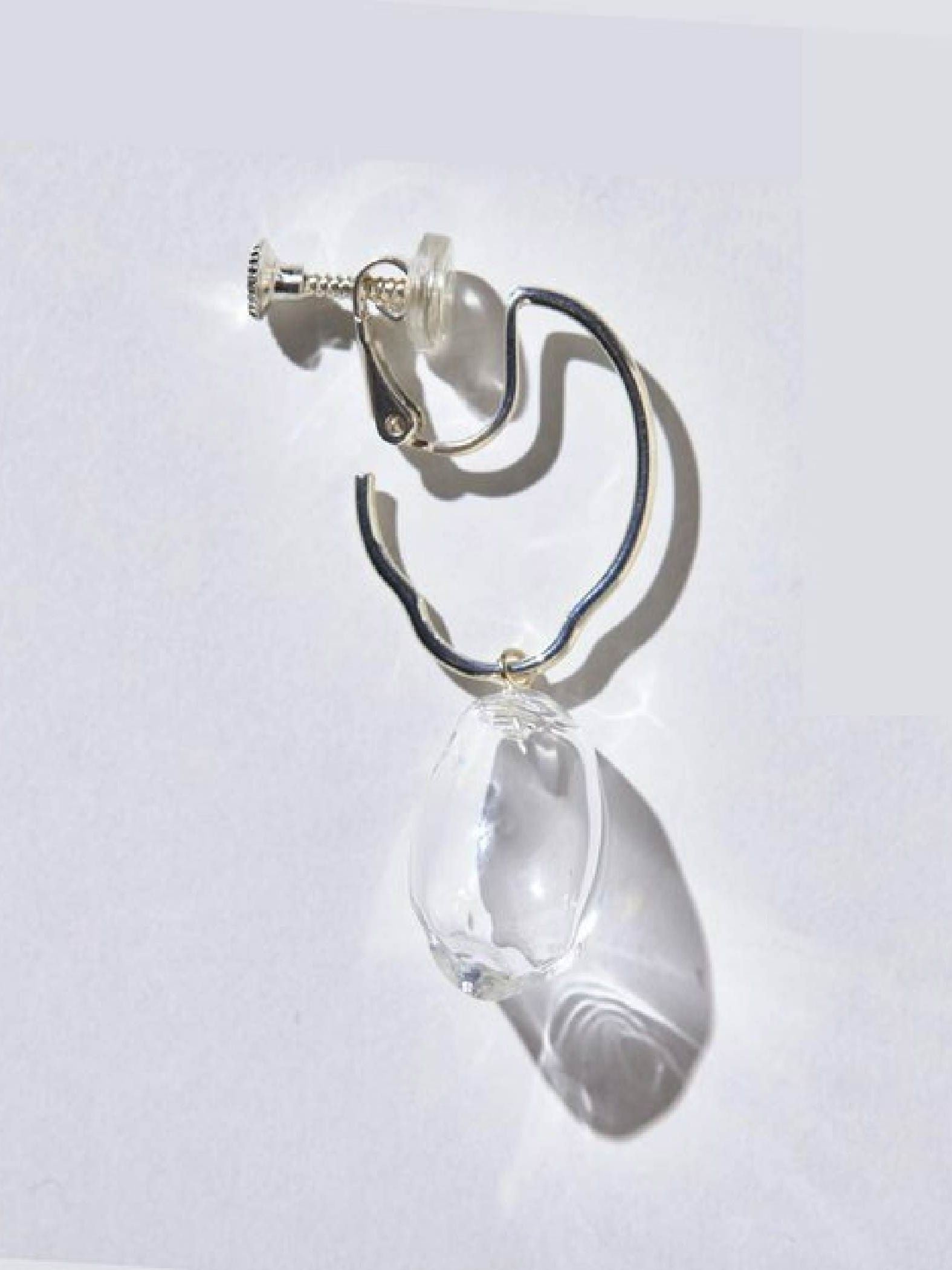 【JLounge限定】《 Venus earring 》 パフュームガラスイヤリング