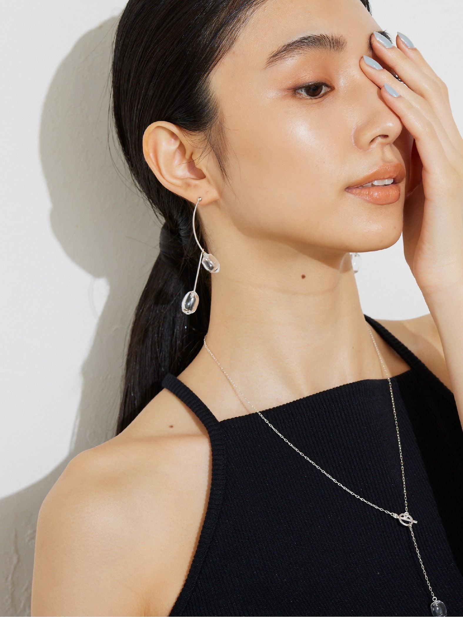 【雑誌掲載 / JLounge限定】《 Damia pierce 》 パフュームガラスピアス