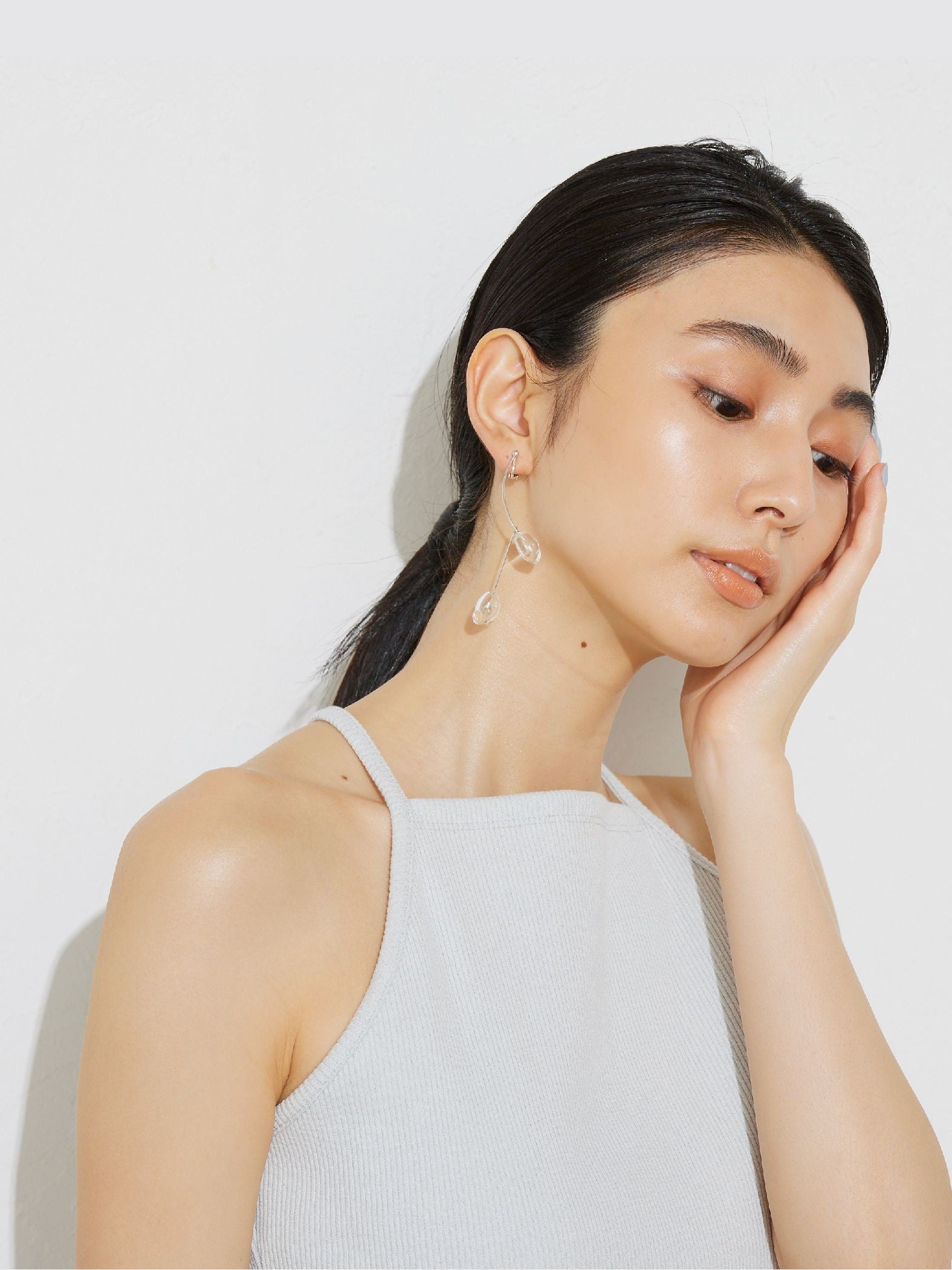 【雑誌掲載 / JLounge限定】《 Damia pierce 》 パフュームガラスピアス