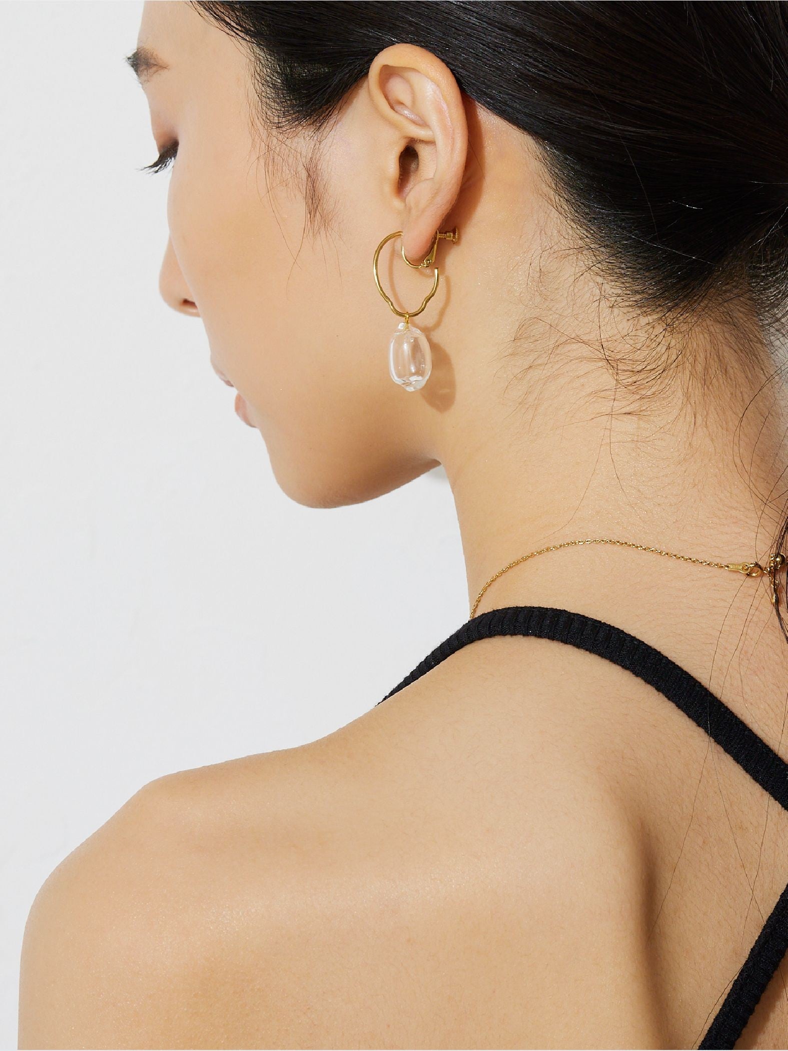 【JLounge限定】《 Venus earring 》 パフュームガラスイヤリング