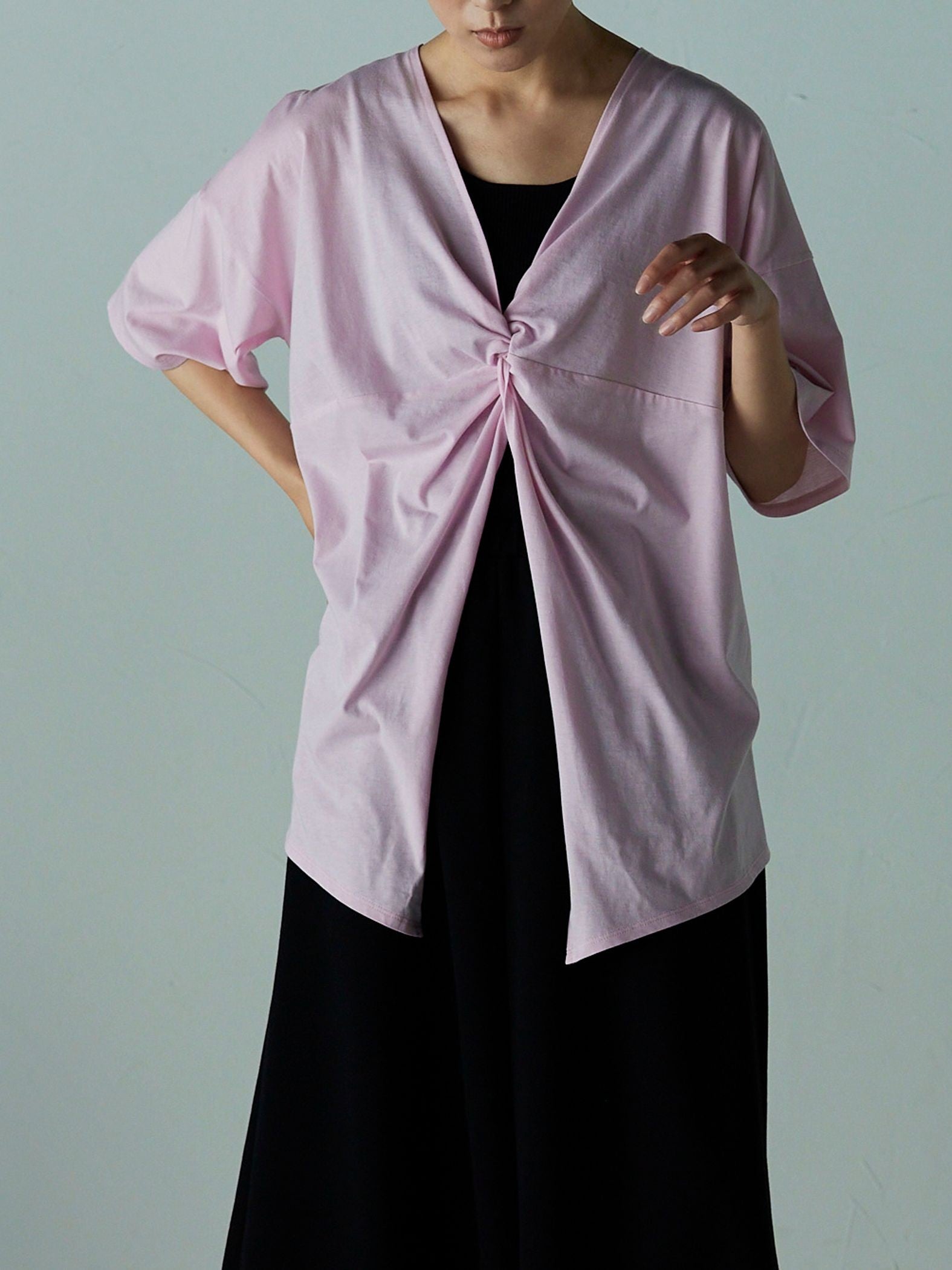 2つの顔が楽しめる 2WAY厚盛ロゴTシャツ ≪PREMIUM COTTON≫