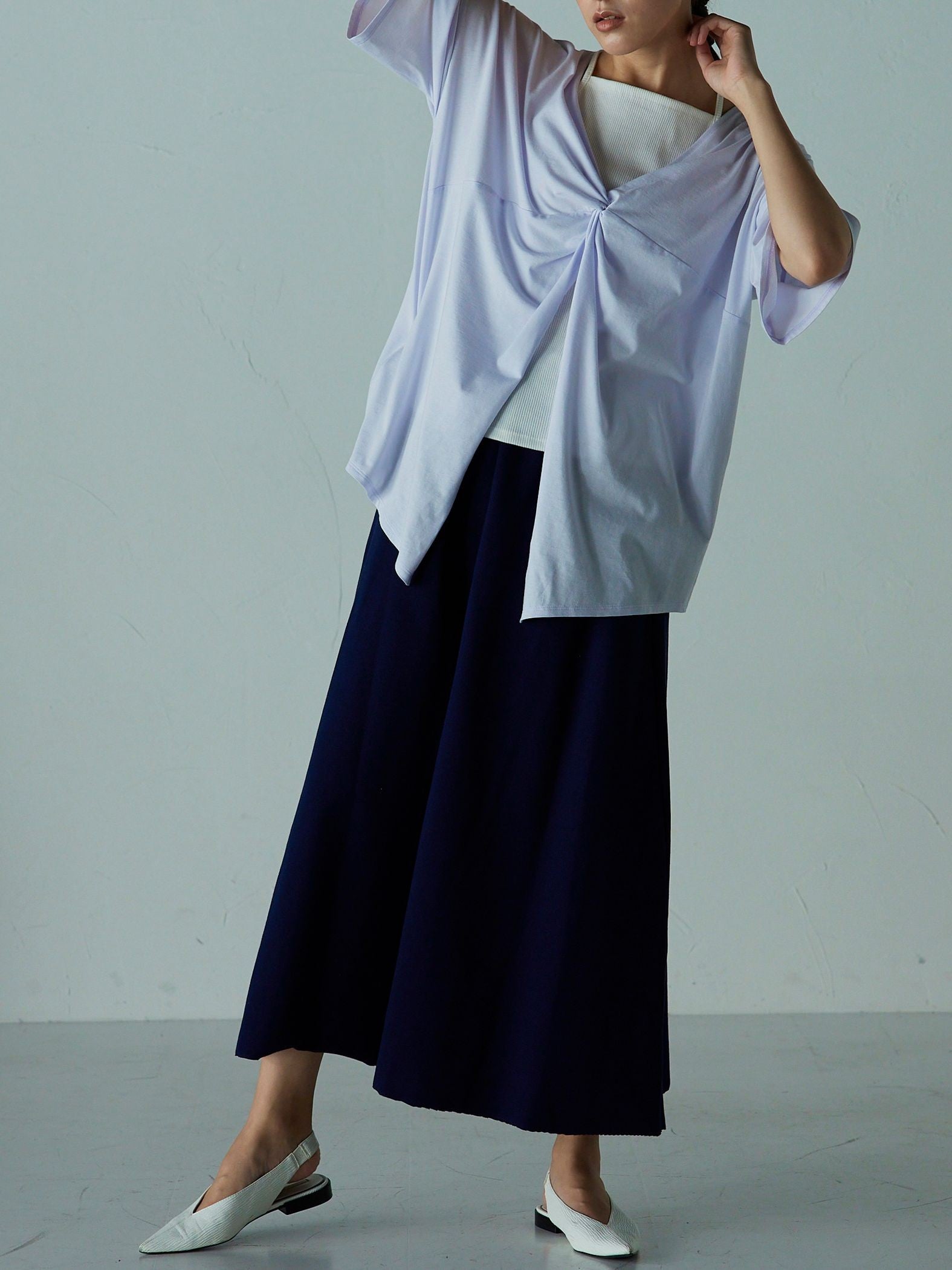 2つの顔が楽しめる 2WAY厚盛ロゴTシャツ ≪PREMIUM COTTON≫