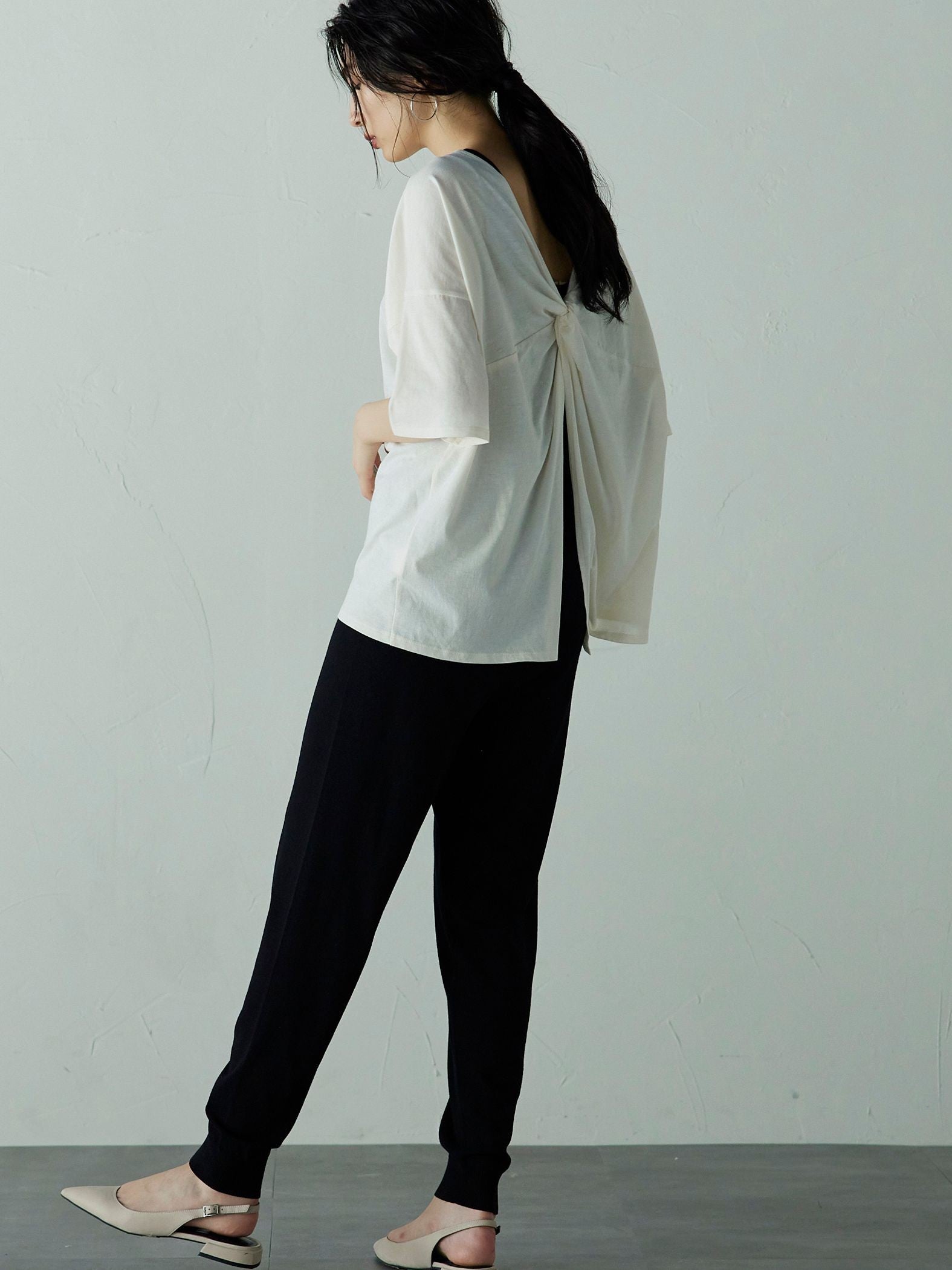 2つの顔が楽しめる 2WAY厚盛ロゴTシャツ ≪PREMIUM COTTON≫
