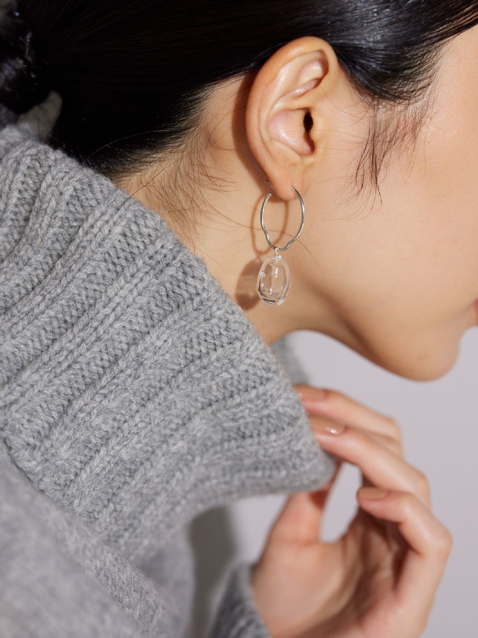 【JLounge限定】《 Venus pierce 》 パフュームガラスピアス