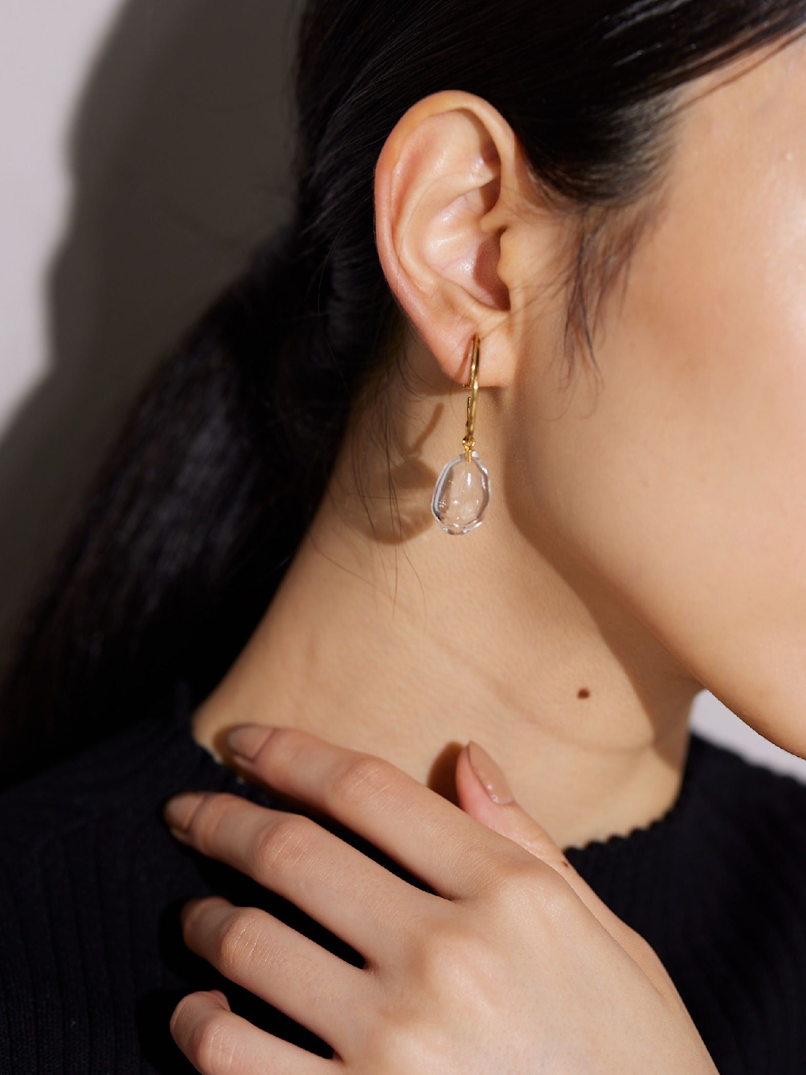 【JLounge限定】《 Venus earring 》 パフュームガラスイヤリング