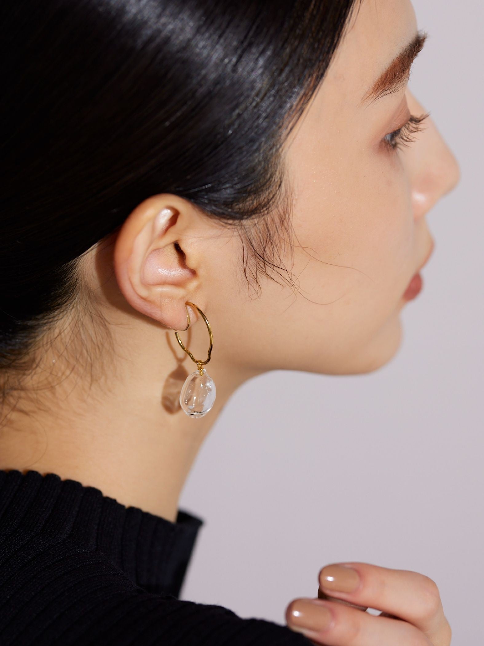 【JLounge限定】《 Venus earring 》 パフュームガラスイヤリング