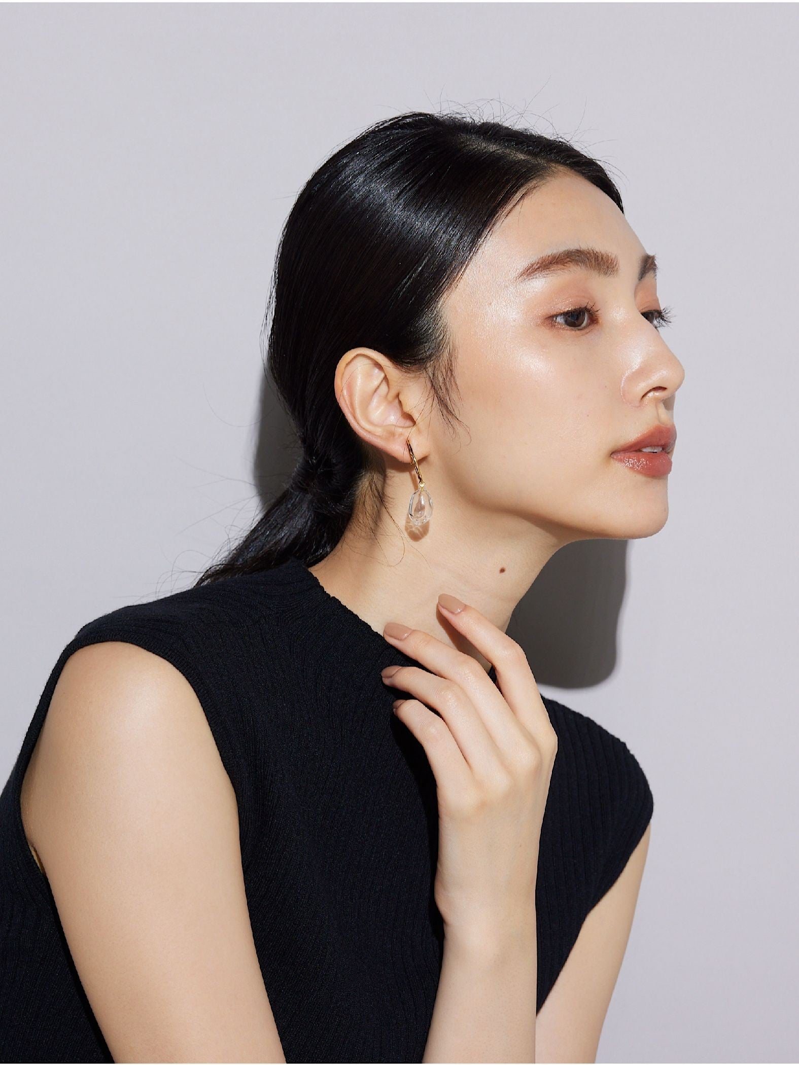 【JLounge限定】《 Venus earring 》 パフュームガラスイヤリング