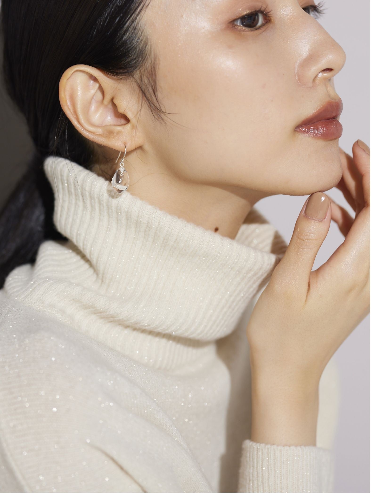 【JLounge限定】《 Sol pierce 》 パフュームガラスピアス