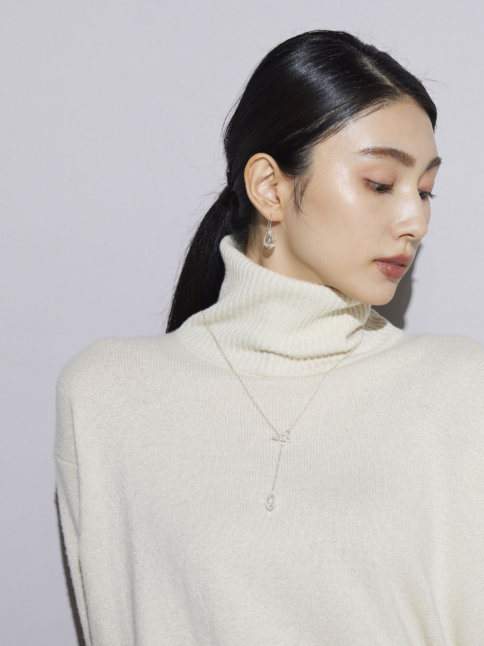 【JLounge限定】《 Sol pierce 》 パフュームガラスピアス