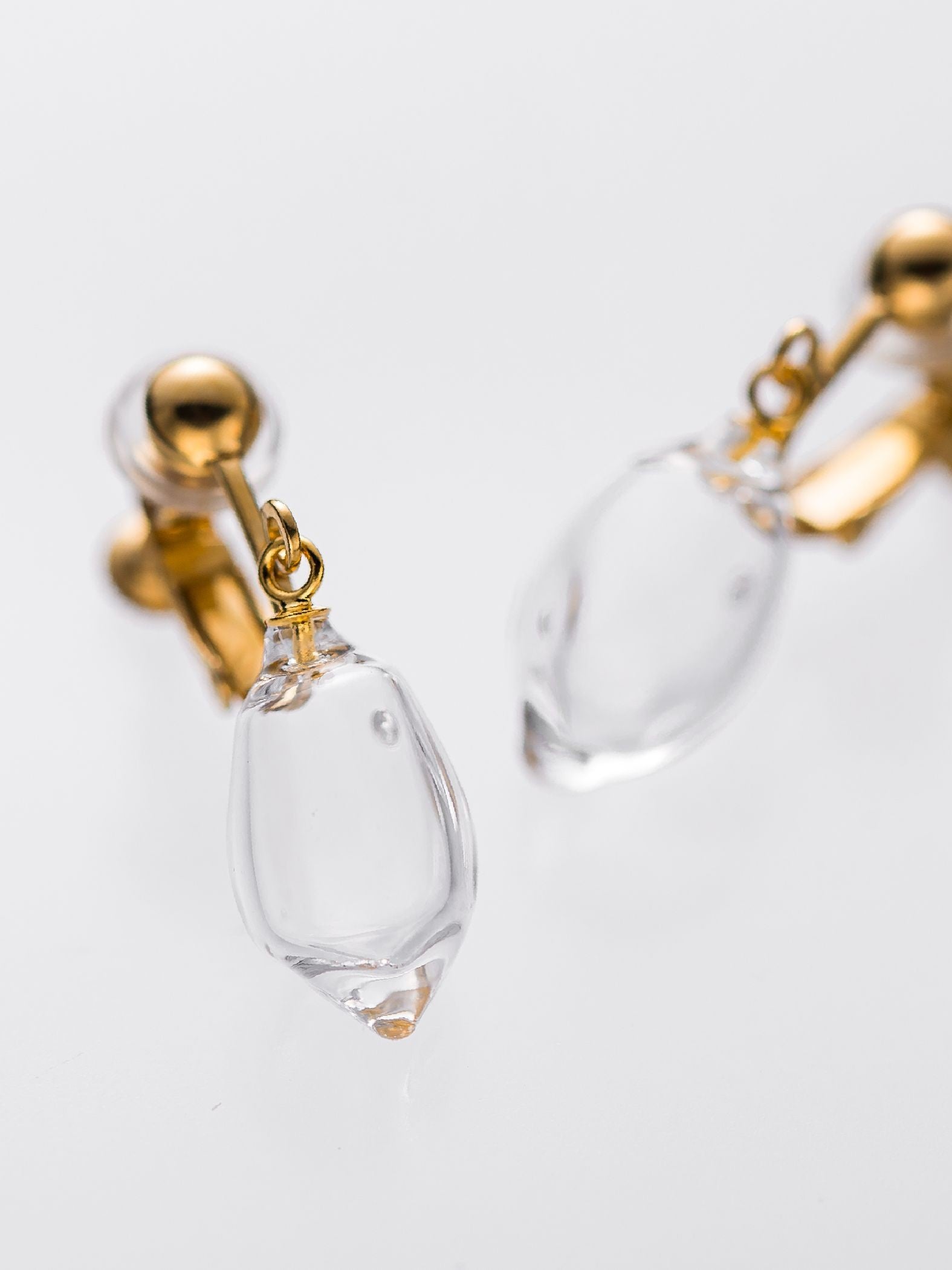 【JLounge限定】《 Sol earring 》 パフュームガラスイヤリング