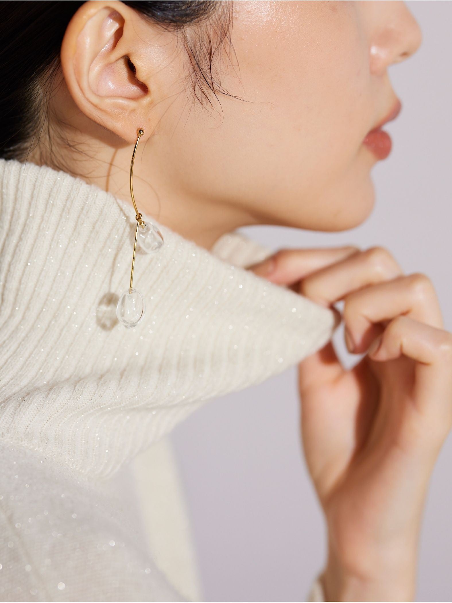 【雑誌掲載 / JLounge限定】《 Damia pierce 》 パフュームガラスピアス