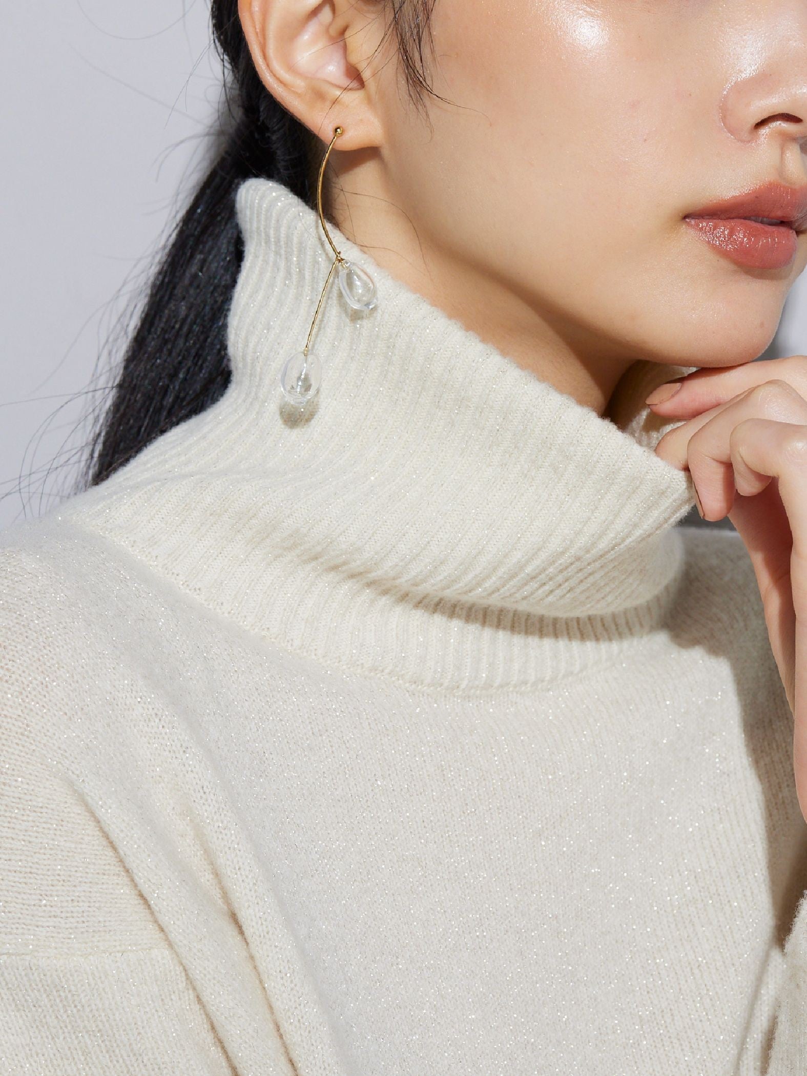 【雑誌掲載 / JLounge限定】《 Damia pierce 》 パフュームガラスピアス