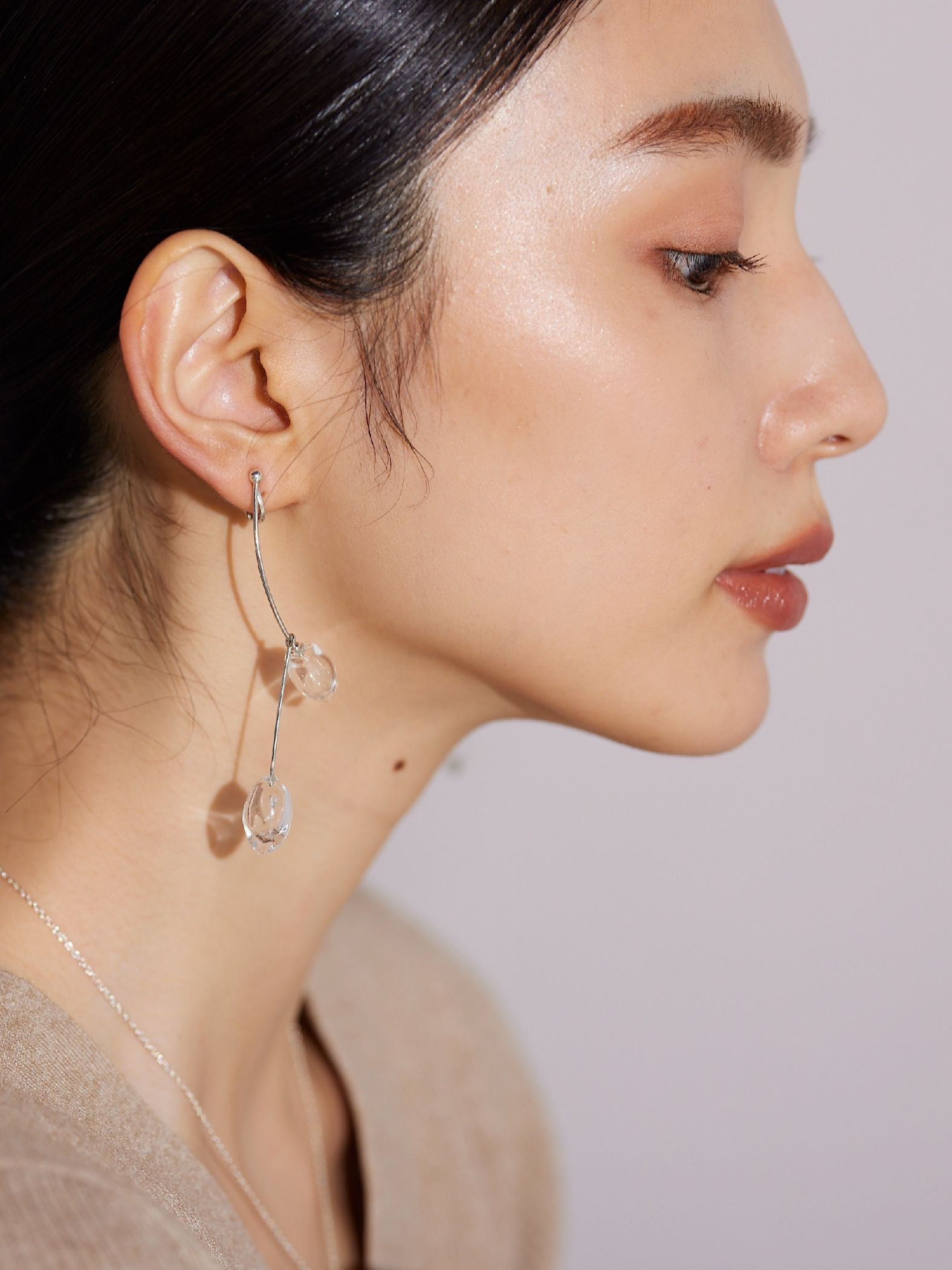 【JLounge限定】《 Damia earring 》 パフュームガラスイヤリング