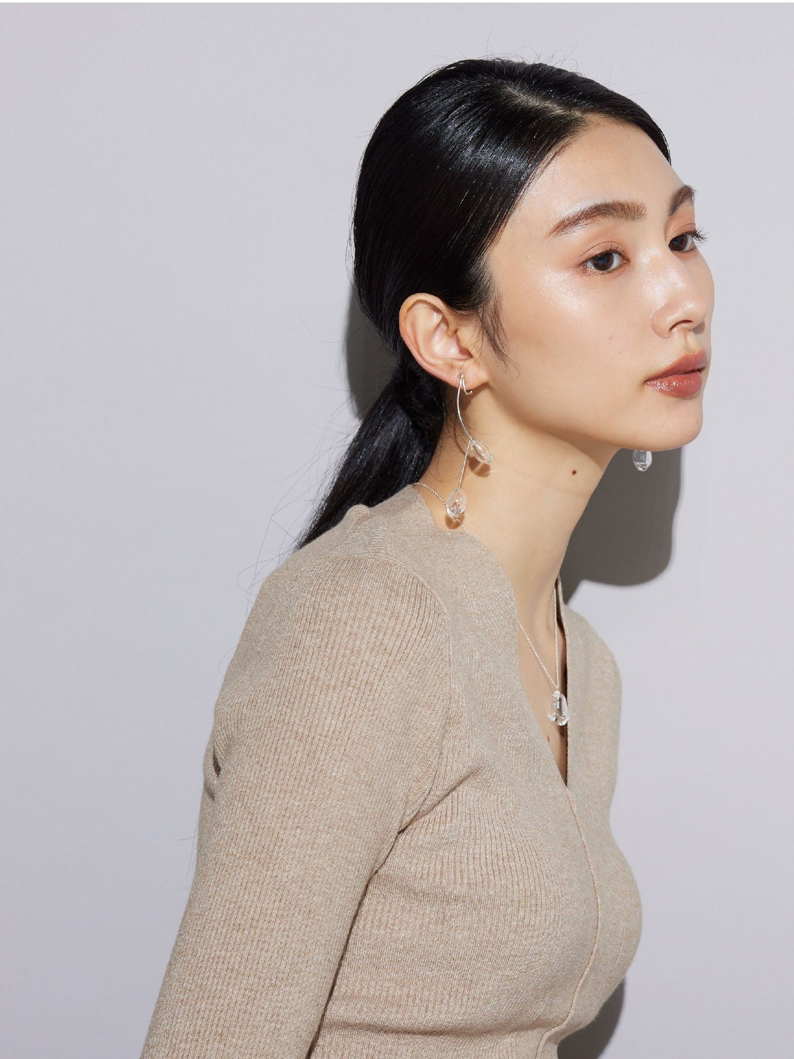 【JLounge限定】《 Damia earring 》 パフュームガラスイヤリング