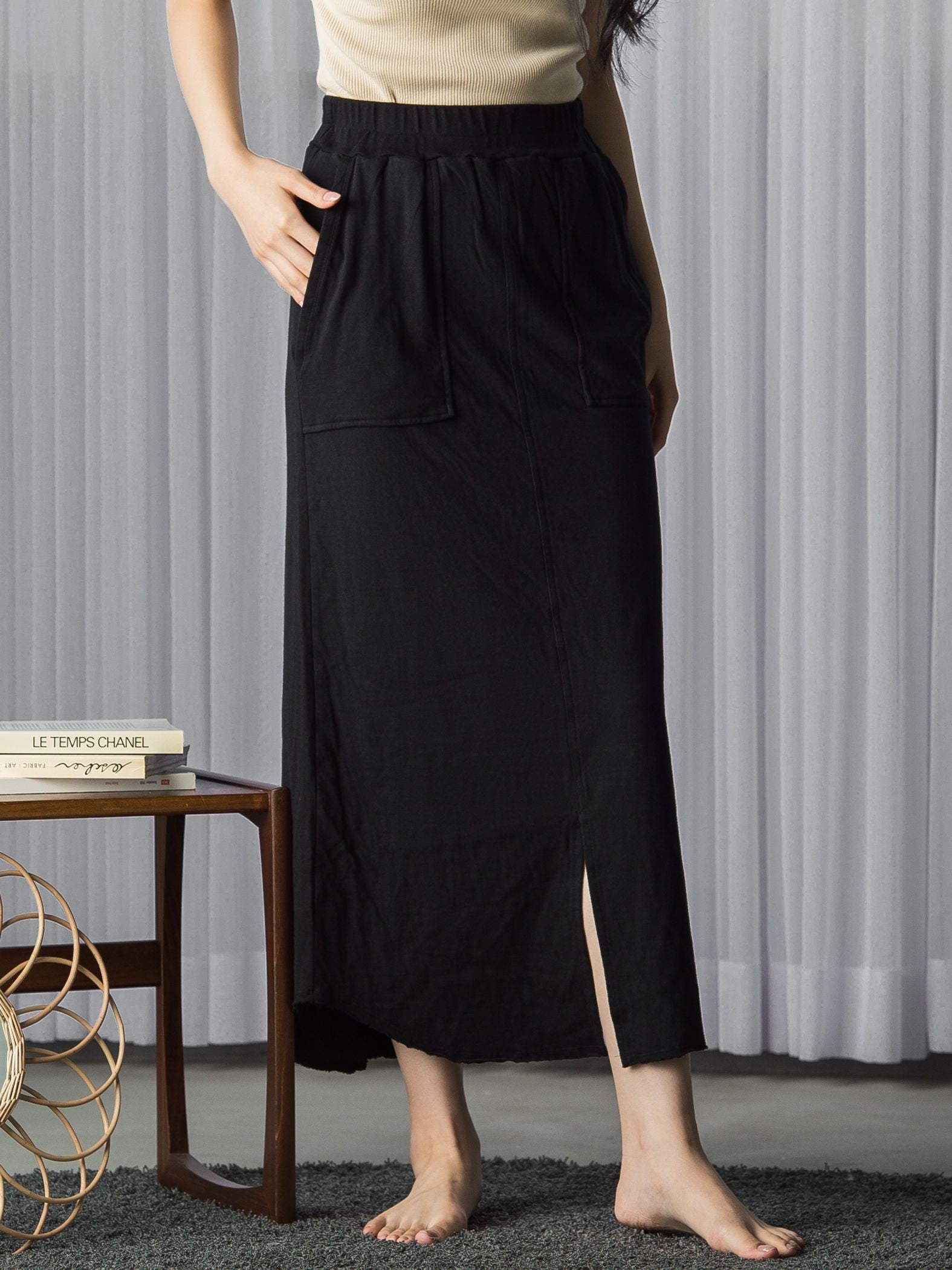 とろけるような至福の肌心地 HEAVENLY COTTON Working skirt ≪手洗い可能/サスティナブル素材使用≫