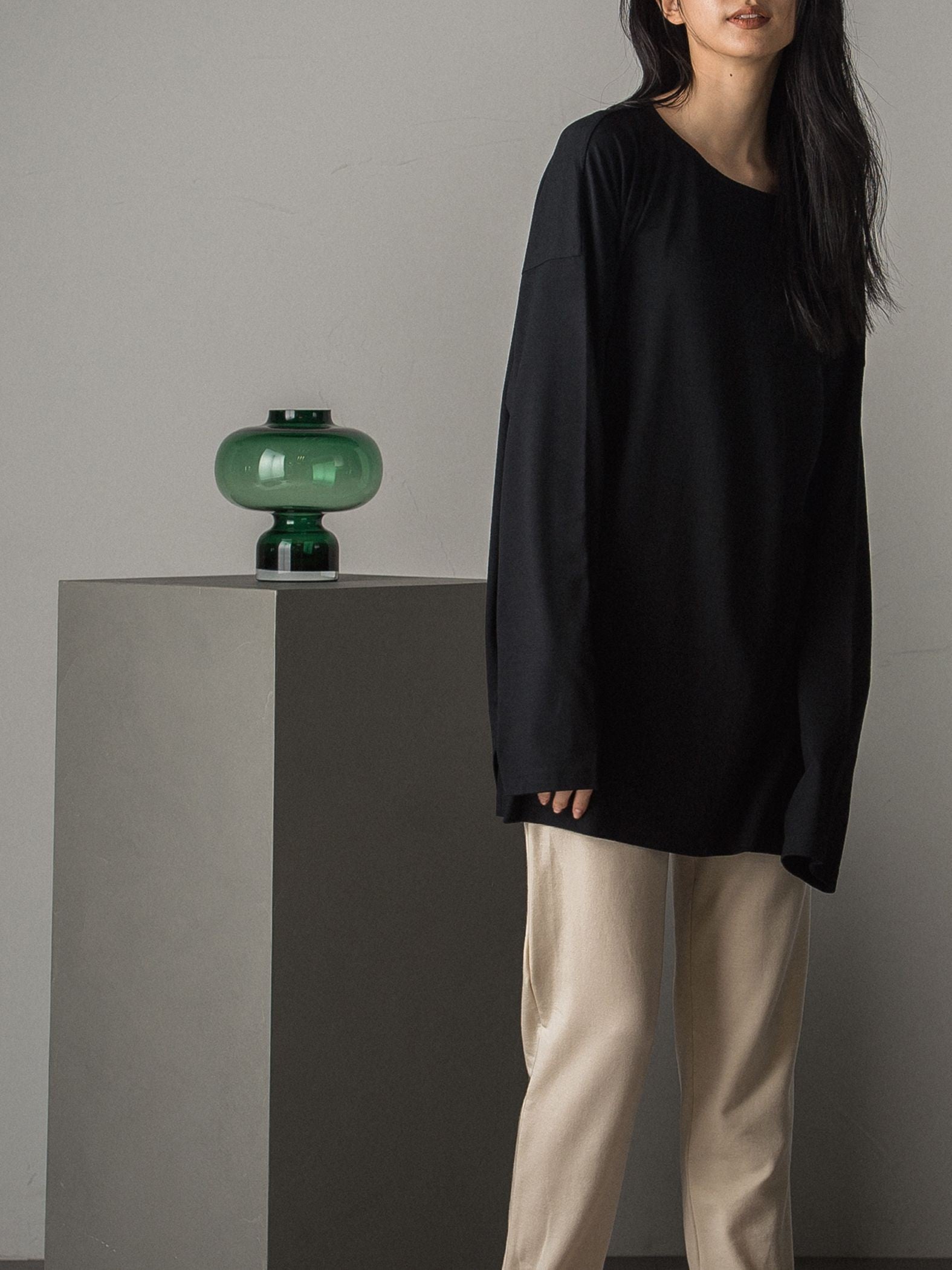 オールシーズン使える ウォッシャブルウールTシャツ ≪手洗い可能≫